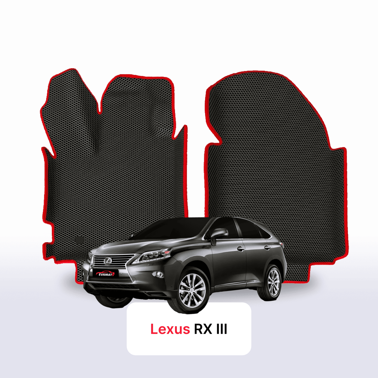 Autokoberce EVAMATS pro SUV Lexus RX 3 gen 2008-2015