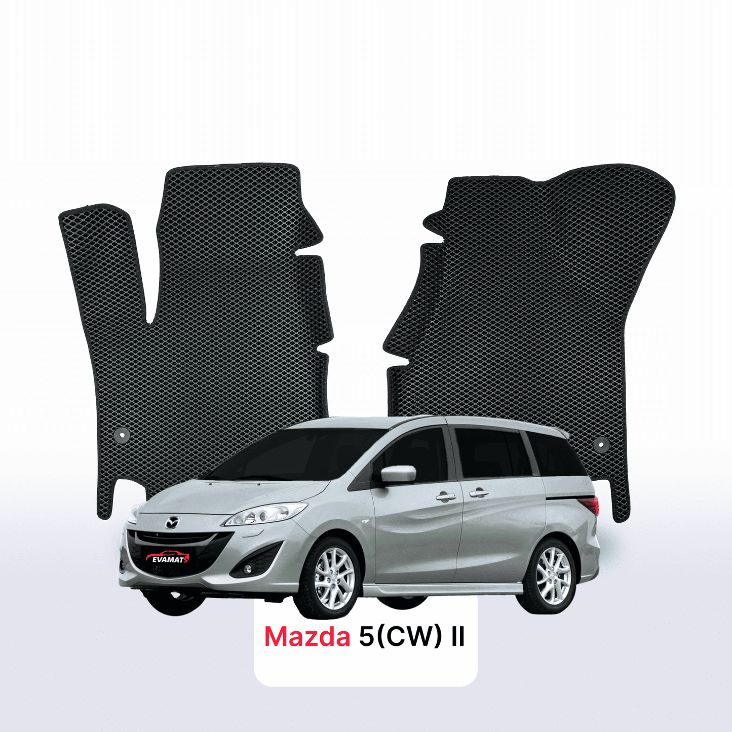 Autokoberce EVAMATS pro Mazdu 5(CW) 2 gen 2010-2018 rok MINIVAN