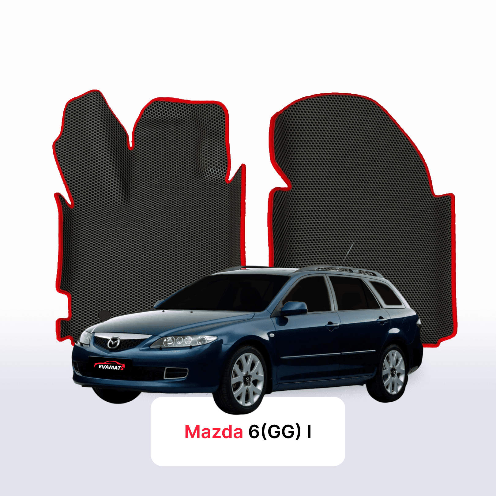 Autokoberce EVAMATS pro Mazdu 6(GG) 1 gen 2002-2008 rok STATION WAGON Autokoberce EVAMATS pro Mazdu 6(GG) 1 gen 2002-2008 rok STATION WAGON