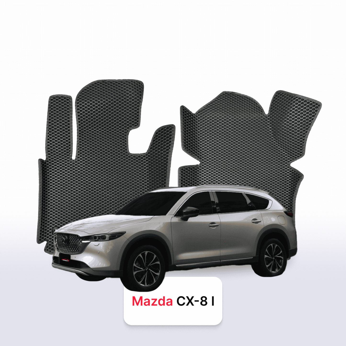 Autokoberce EVAMATS pro SUV Mazda CX-8 1 gen 2017-2025