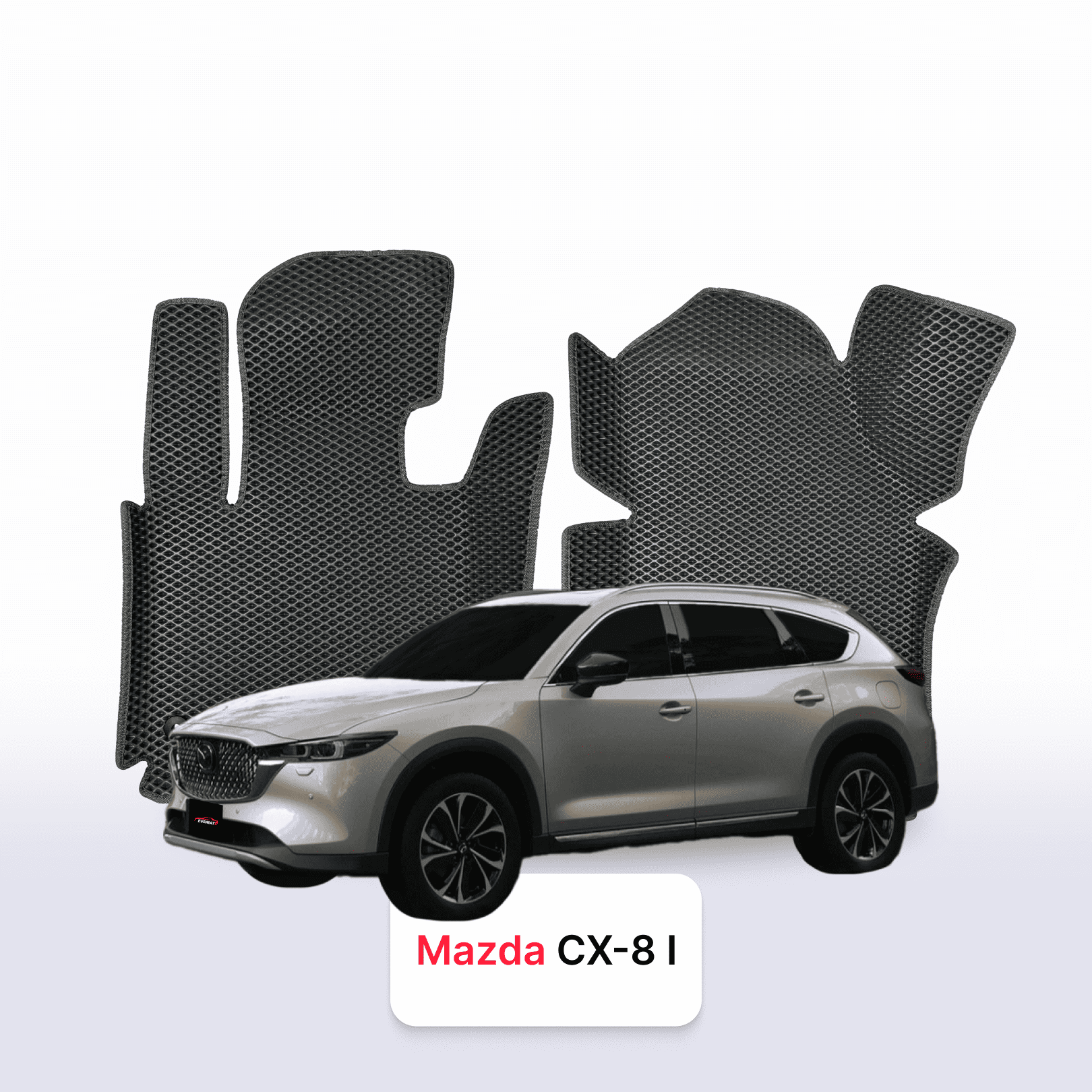 Autokoberce EVAMATS pro SUV Mazda CX-8 1 gen 2017-2025 Autokoberce EVAMATS pro SUV Mazda CX-8 1 gen 2017-2025