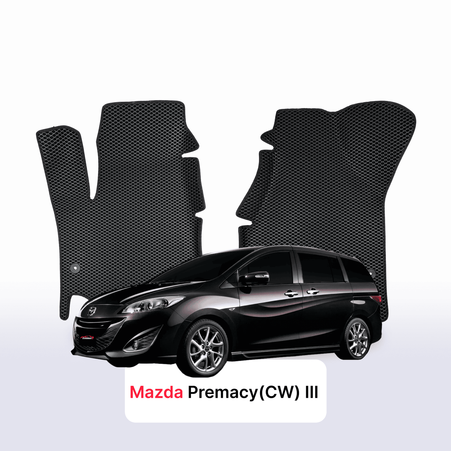 Autokoberce EVAMATS pro Mazda Premacy(CW) 3 gen 2010-2017 rok MINIVAN