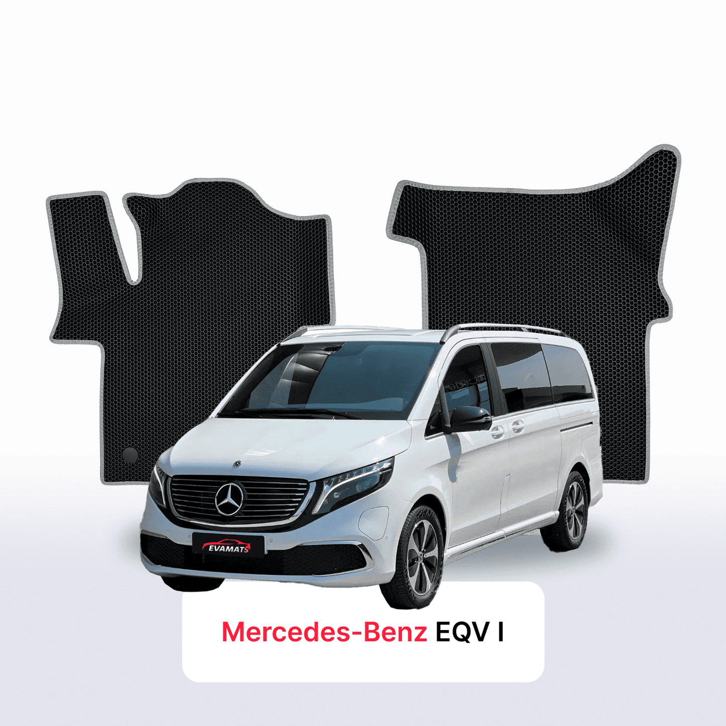 Autokoberce EVAMATS pro Mercedes-Benz EQV (N447) 2021-2025 rok MINIVAN