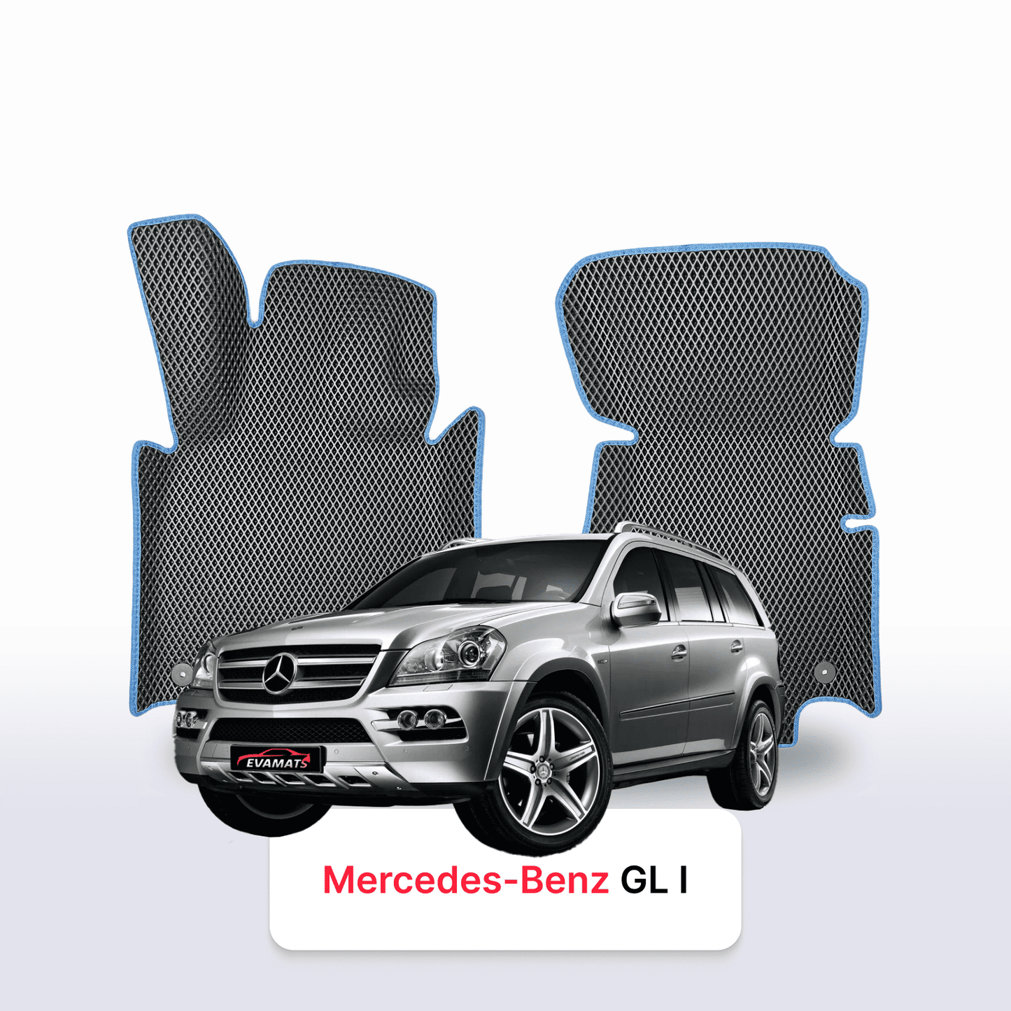 Autokoberce EVAMATS pro Mercedes-Benz GL 1 gen (X164) 2006 – 2012 ročník SUV 7 míst