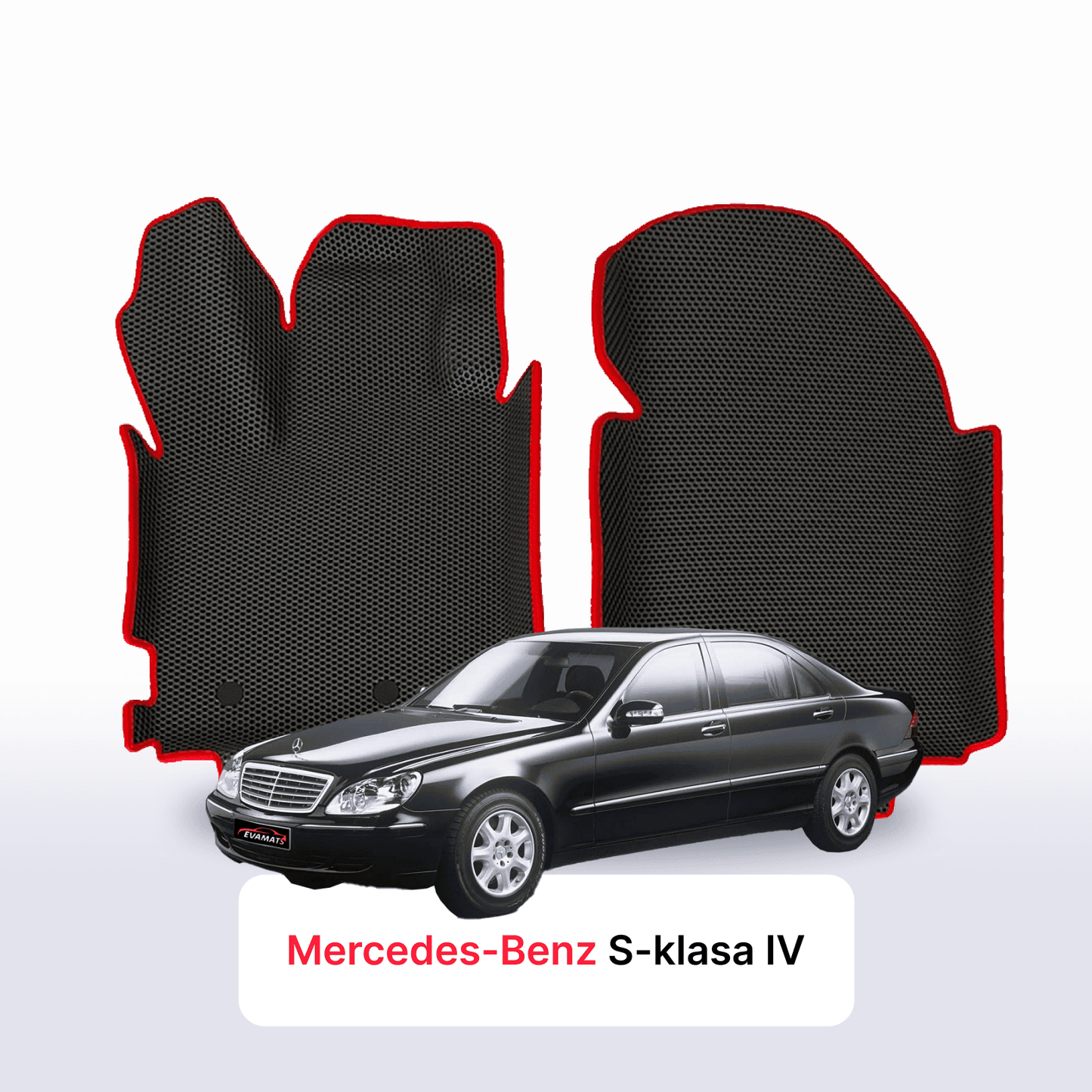 Autokoberce EVAMATS pro Mercedes-Benz S-class 4 gen (W220) 1998 – 2005 rok LONG SEDAN