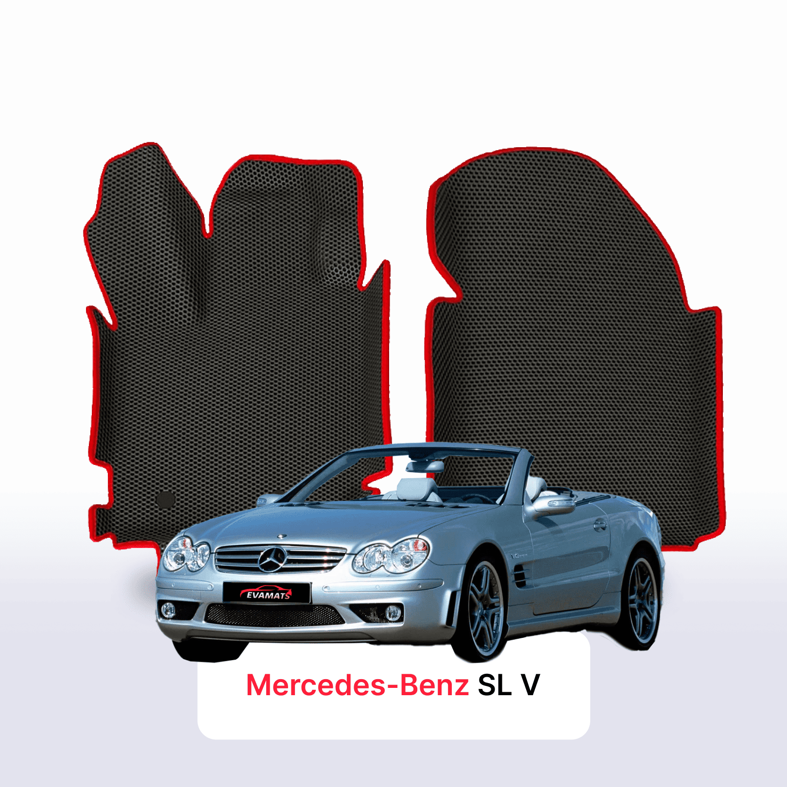 Autokoberce EVAMATS pro Mercedes-Benz SL 5 gen (R230) 2001 – 2011 rok COUPE-CABRIO Autokoberce EVAMATS pro Mercedes-Benz SL 5 gen (R230) 2001 – 2011 rok COUPE-CABRIO