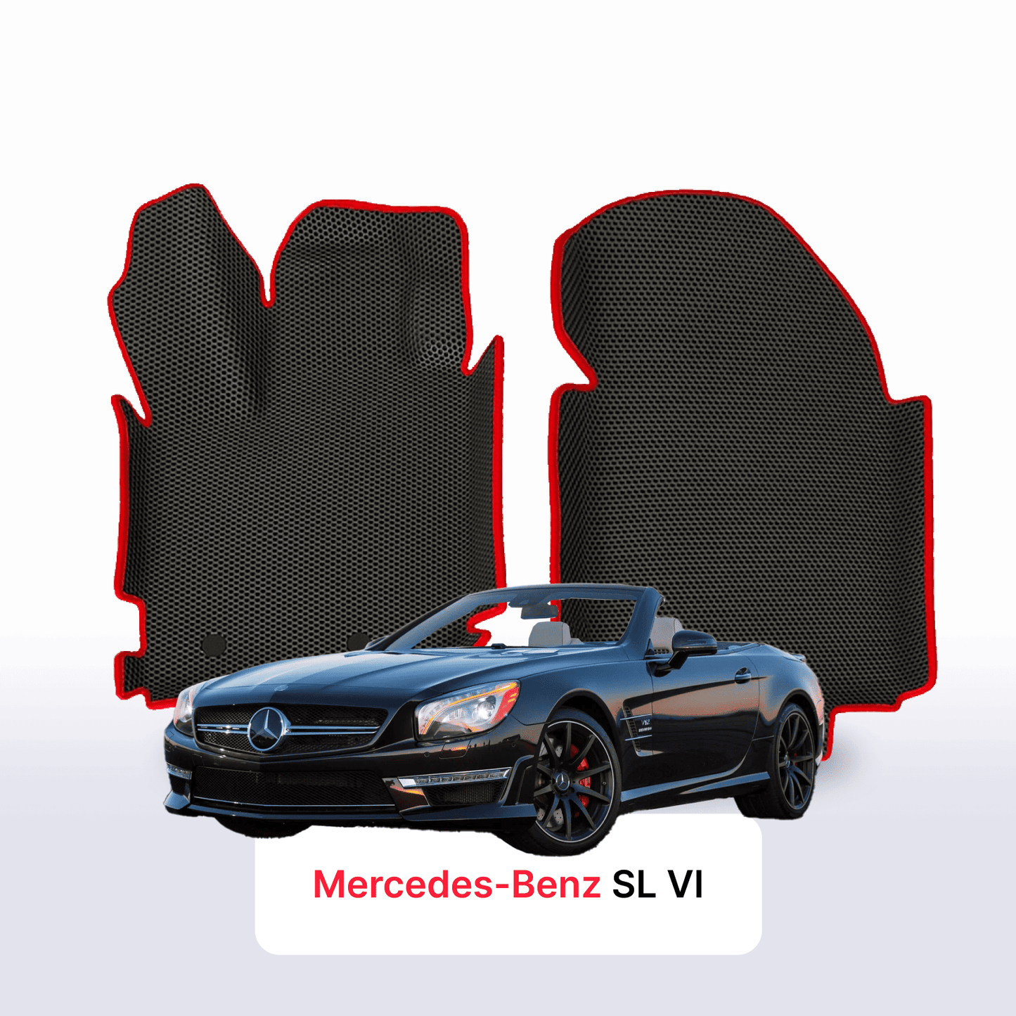 Autokoberce EVAMATS pro Mercedes-Benz SL 6 gen (R231) 2011 − 2020 rok COUPE-CABRIO
