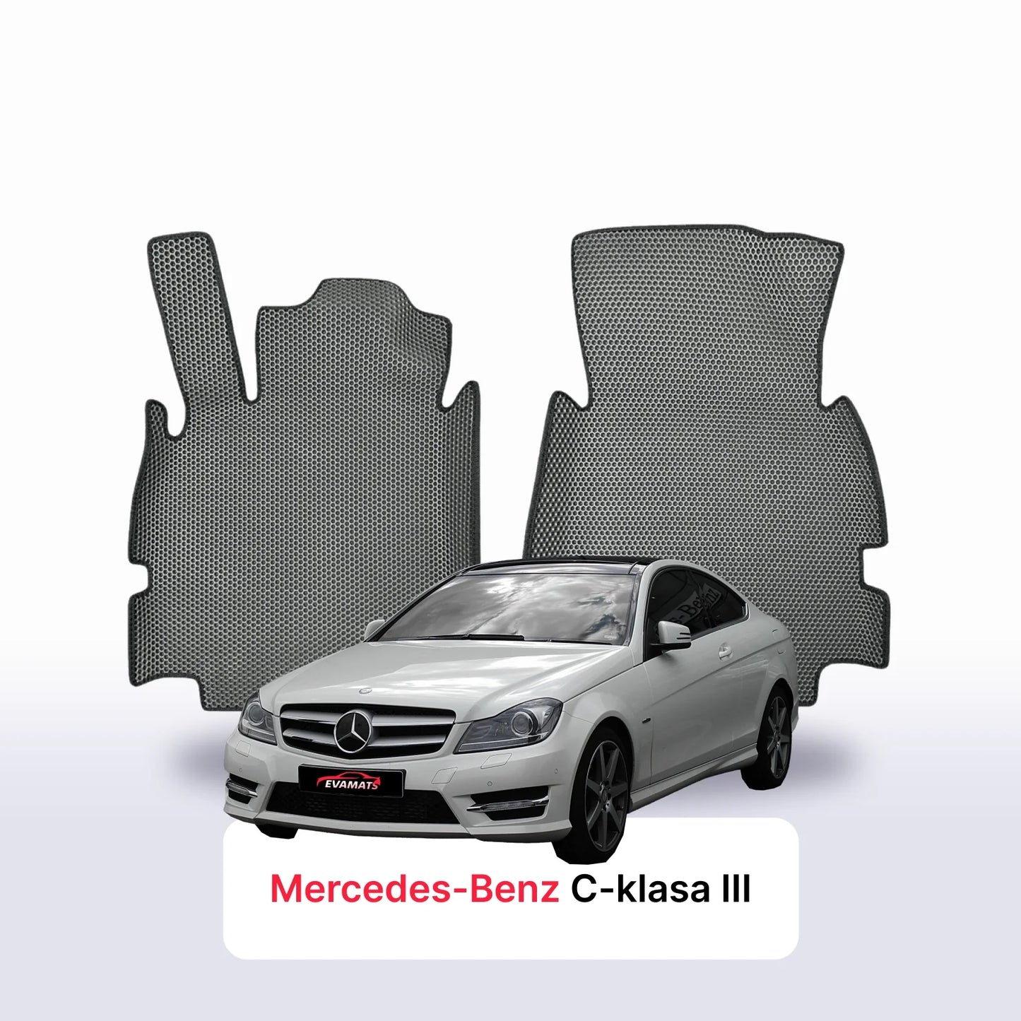 Autokoberce EVAMATS pro Mercedes-Benz C-class 1 gen (C204) 2011 – 2015 rok COUPE