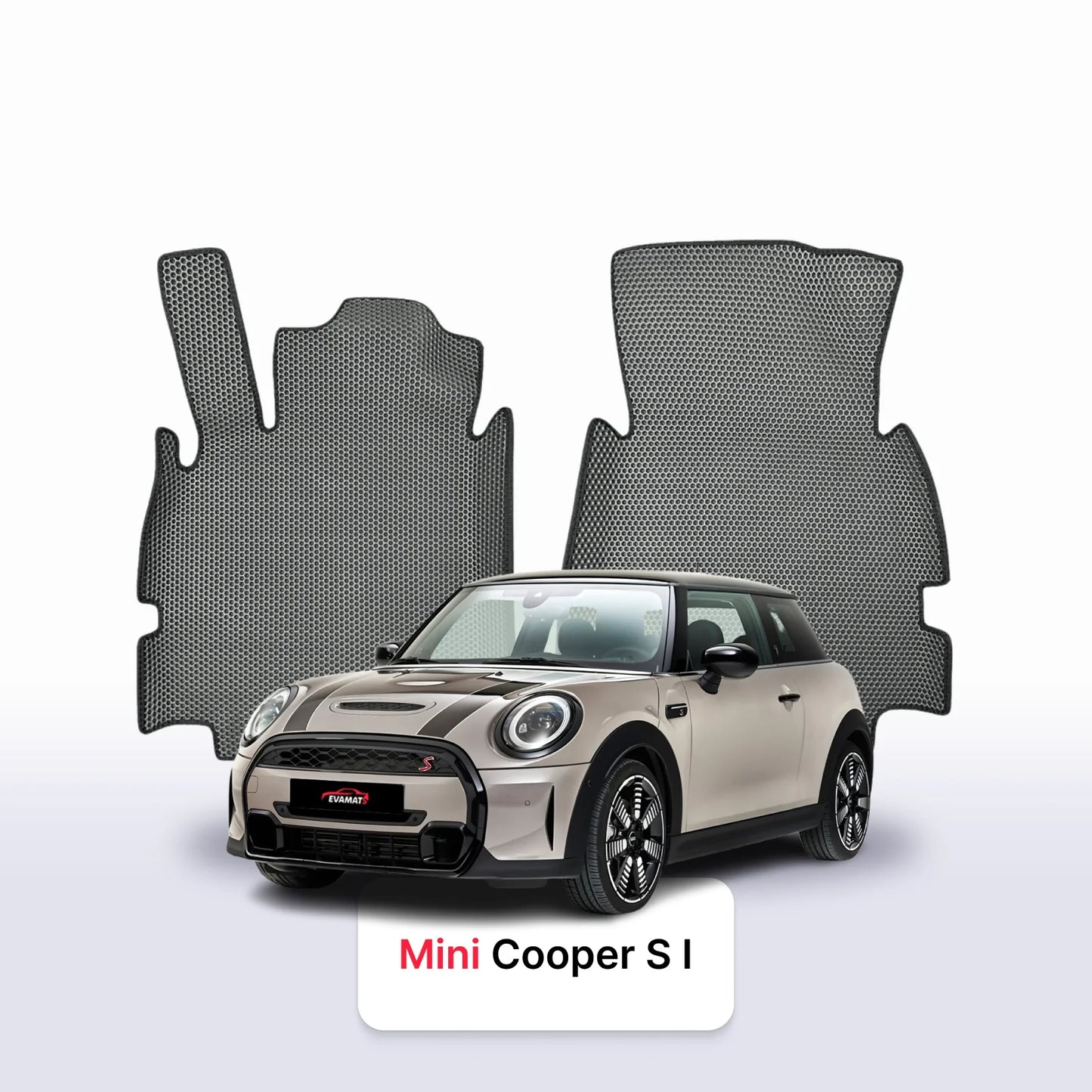 Autokoberce EVAMATS pro Mini Hatch (Cooper S) 4. generace 2023-2028 rol HATCHBACK 3 dveře