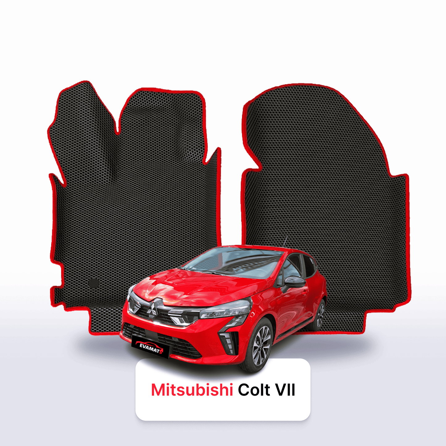 Autokoberce EVAMATS pro Mitsubishi Colt(Z30) 6 gen 2002-2012 rok HATCHBACK 3dv.