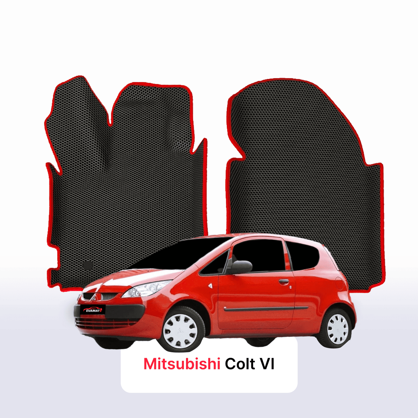 Autokoberce EVAMATS pro Mitsubishi Colt(Z30) 6 gen 2002-2012 rok HATCHBACK 3dv.