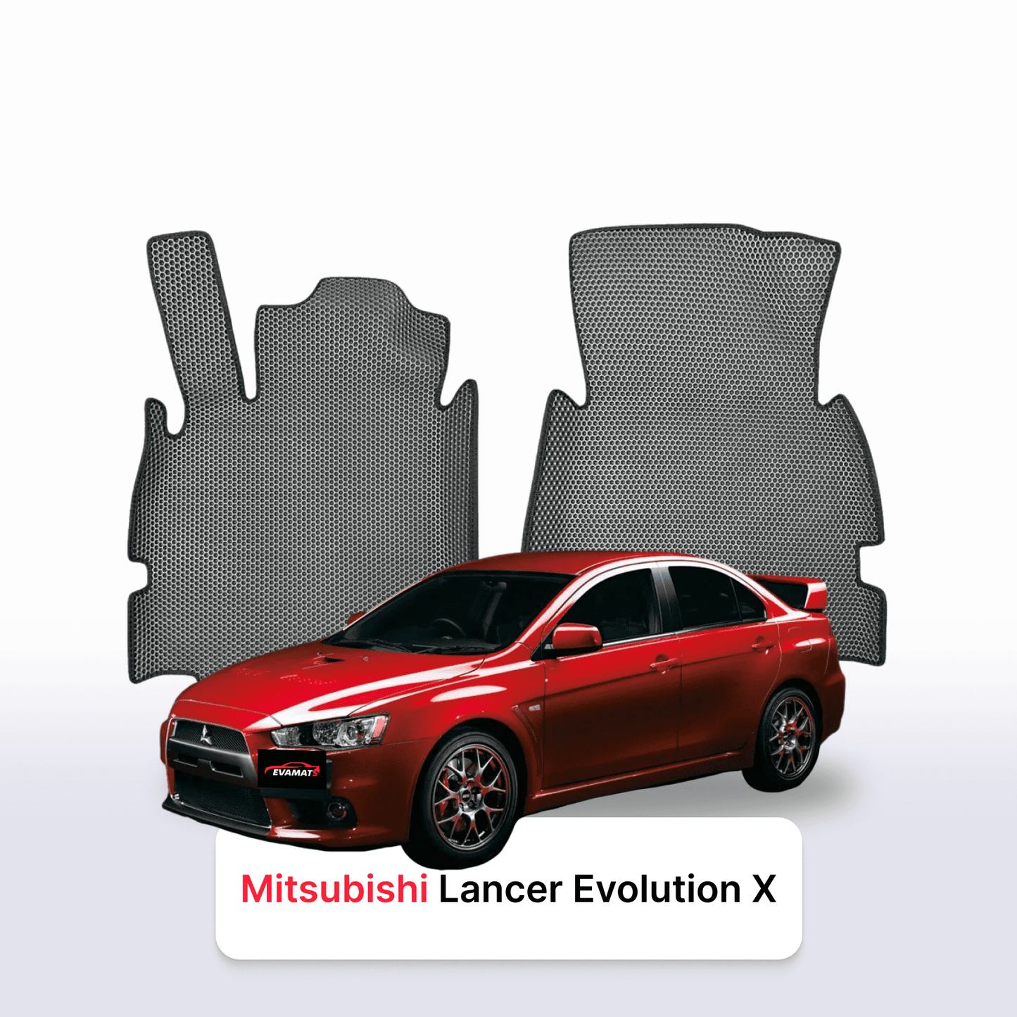 Autokoberce EVAMATS pro Mitsubishi Lancer Evolution 10 gen 2007-2016 rok SEDAN