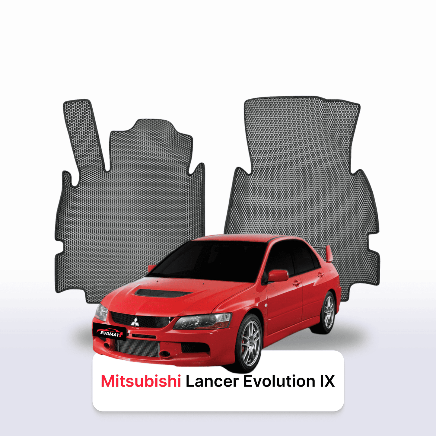 Autokoberce EVAMATS pro Mitsubishi Lancer Evolution 9 gen 2005-2007 rok SEDAN