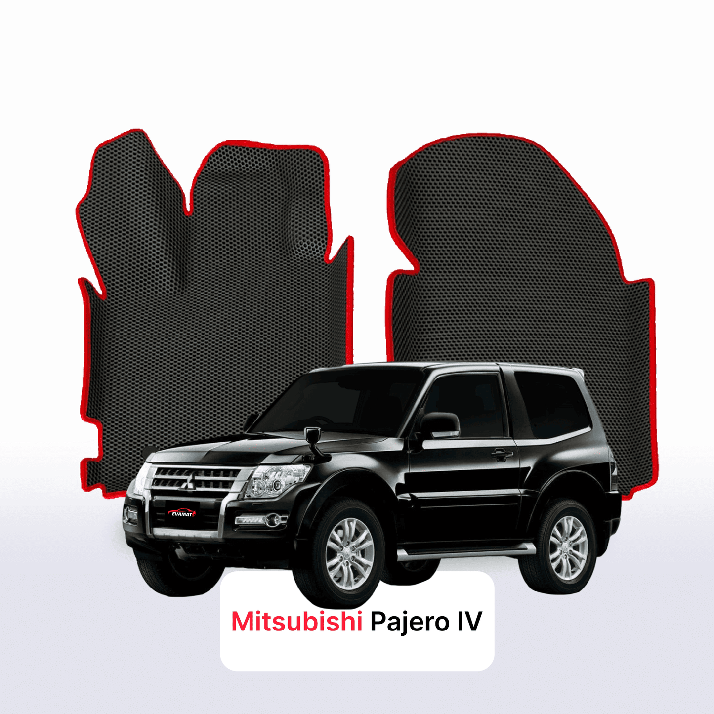 Autokoberce EVAMATS pro Mitsubishi Pajero 4 gen 2006-2023 rok SUV 3dv.