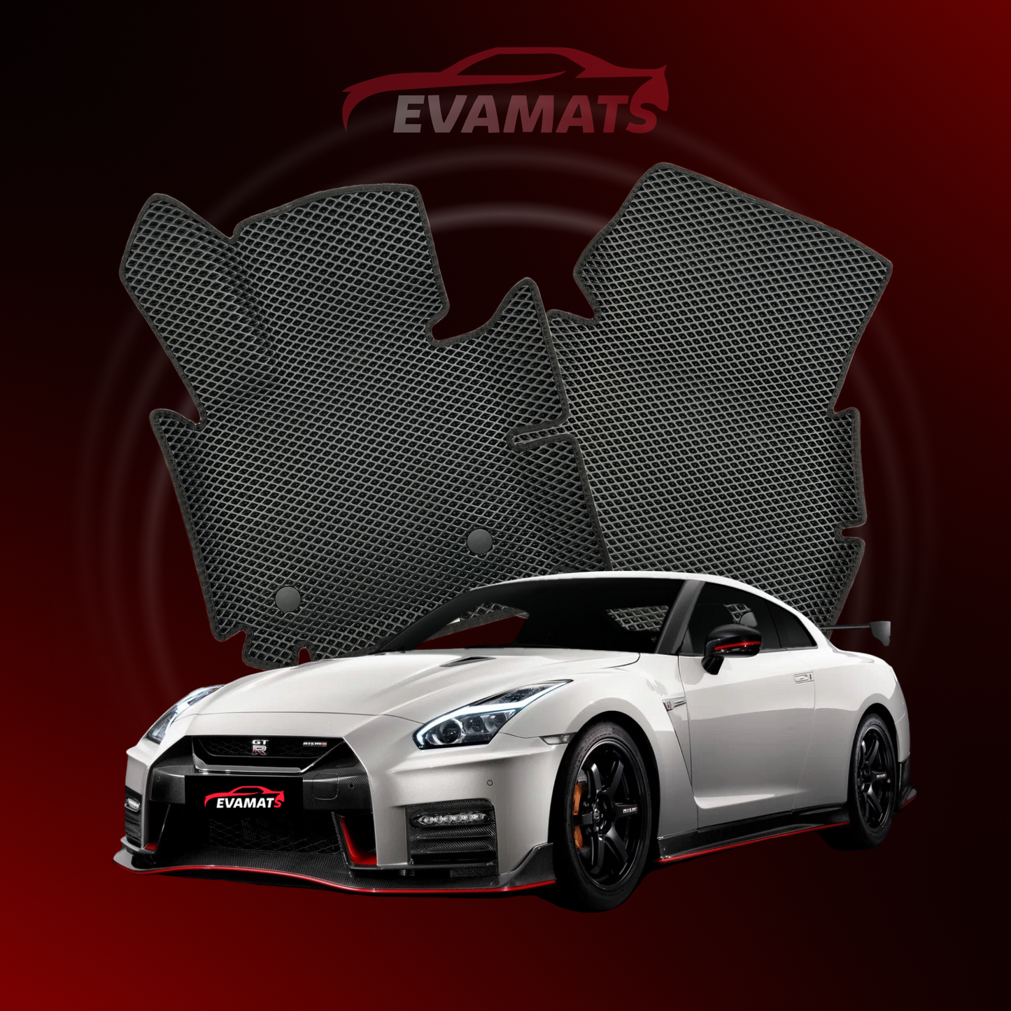 Autokoberce EVAMATS pro Nissan GT-R(R35) I gen 2013-2025 rok COUPE