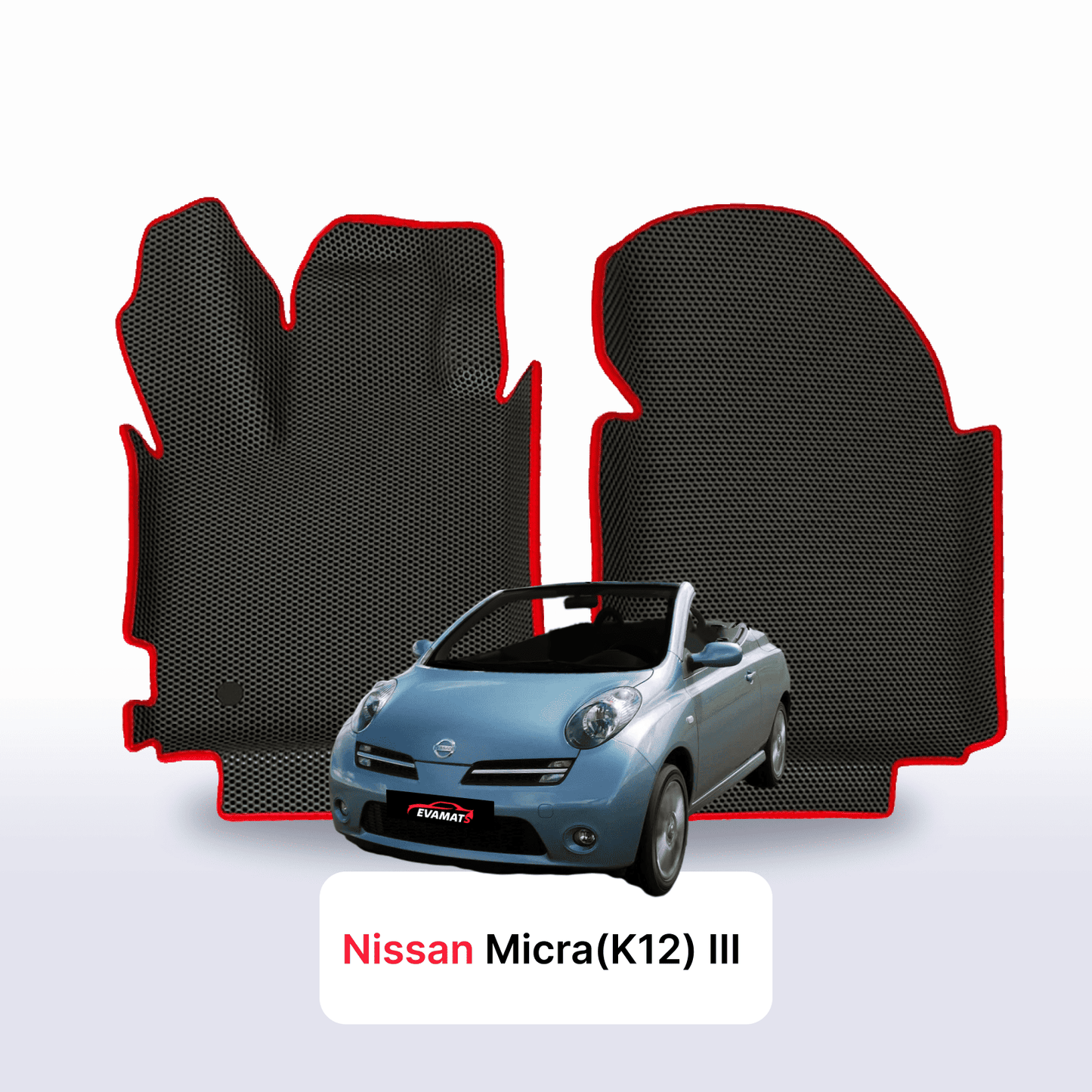 Autokoberce EVAMATS pro Nissan Micra(K12) III gen 2002-2010 rok CABRIO