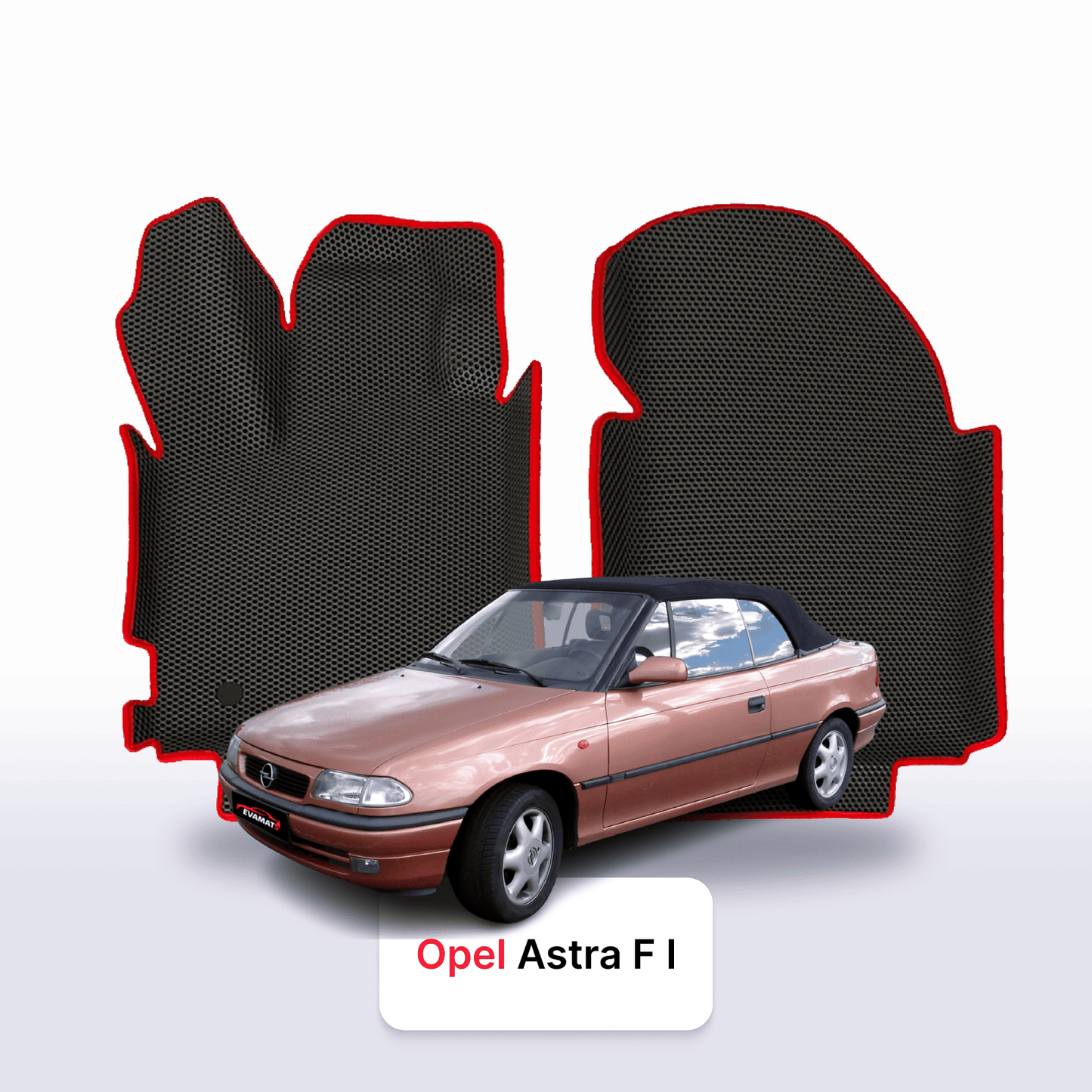Autokoberce EVAMATS pro Opel Astra G 2 gen 1998-2009 rok COUPE