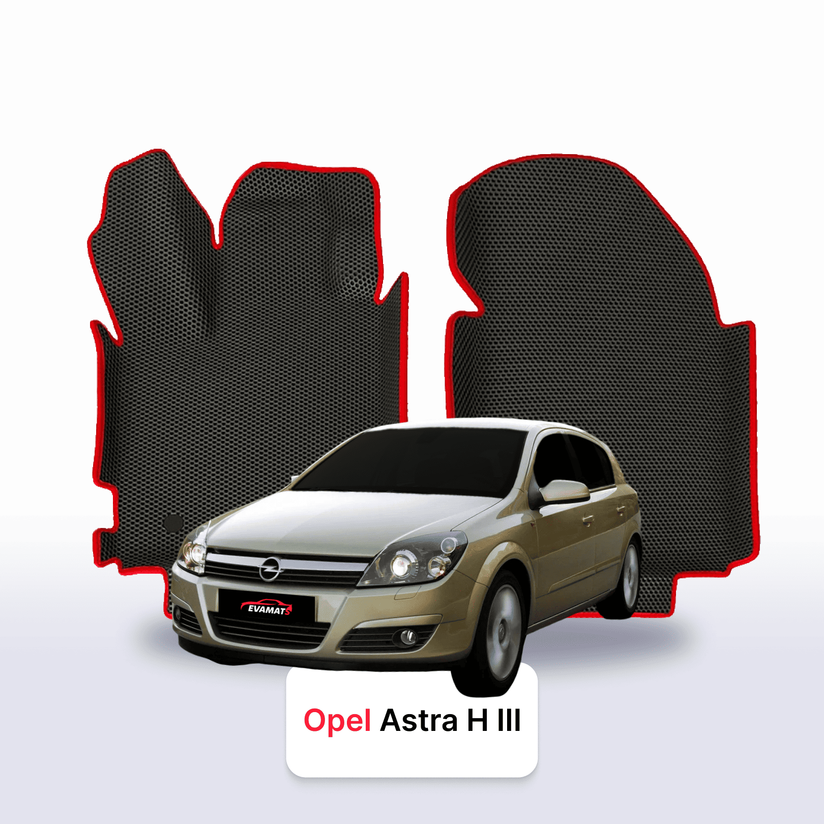 Autokoberce EVAMATS pro Opel Astra H 3 gen 2004-2014 rok HATCHBACK 5dv. Autokoberce EVAMATS pro Opel Astra H 3 gen 2004-2014 rok HATCHBACK 5dv.