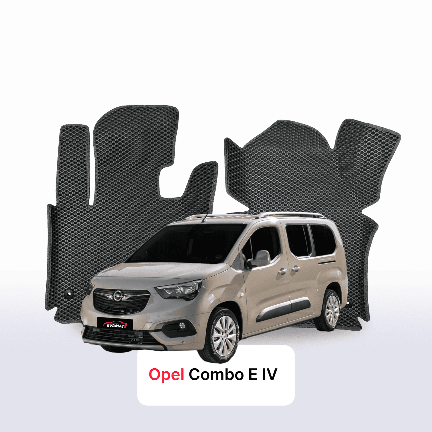 Autokoberce EVAMATS pro Opel Combo E 4 gen 2018-2025 rok Minivan XL