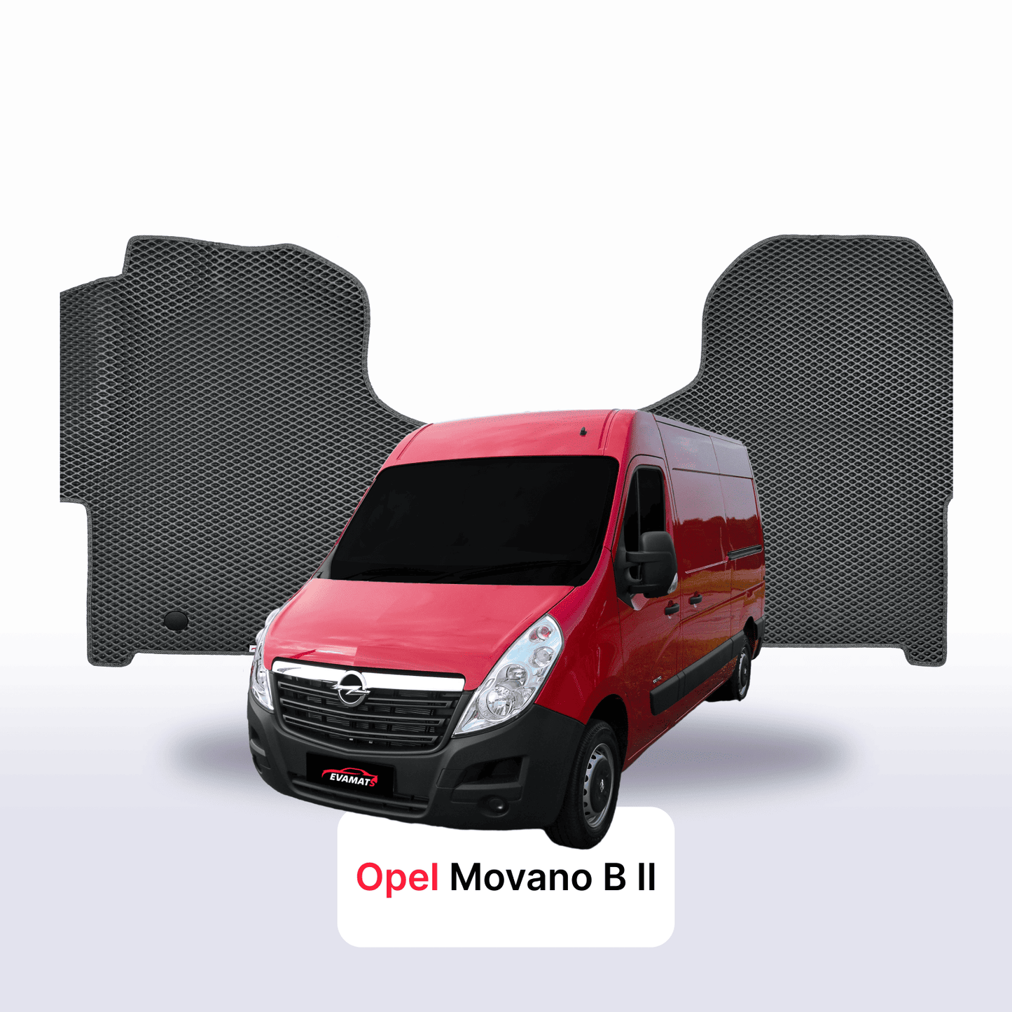 Autokoberce EVAMATS pro Opel Movano B 2 gen 2010-2022 rok BUS
