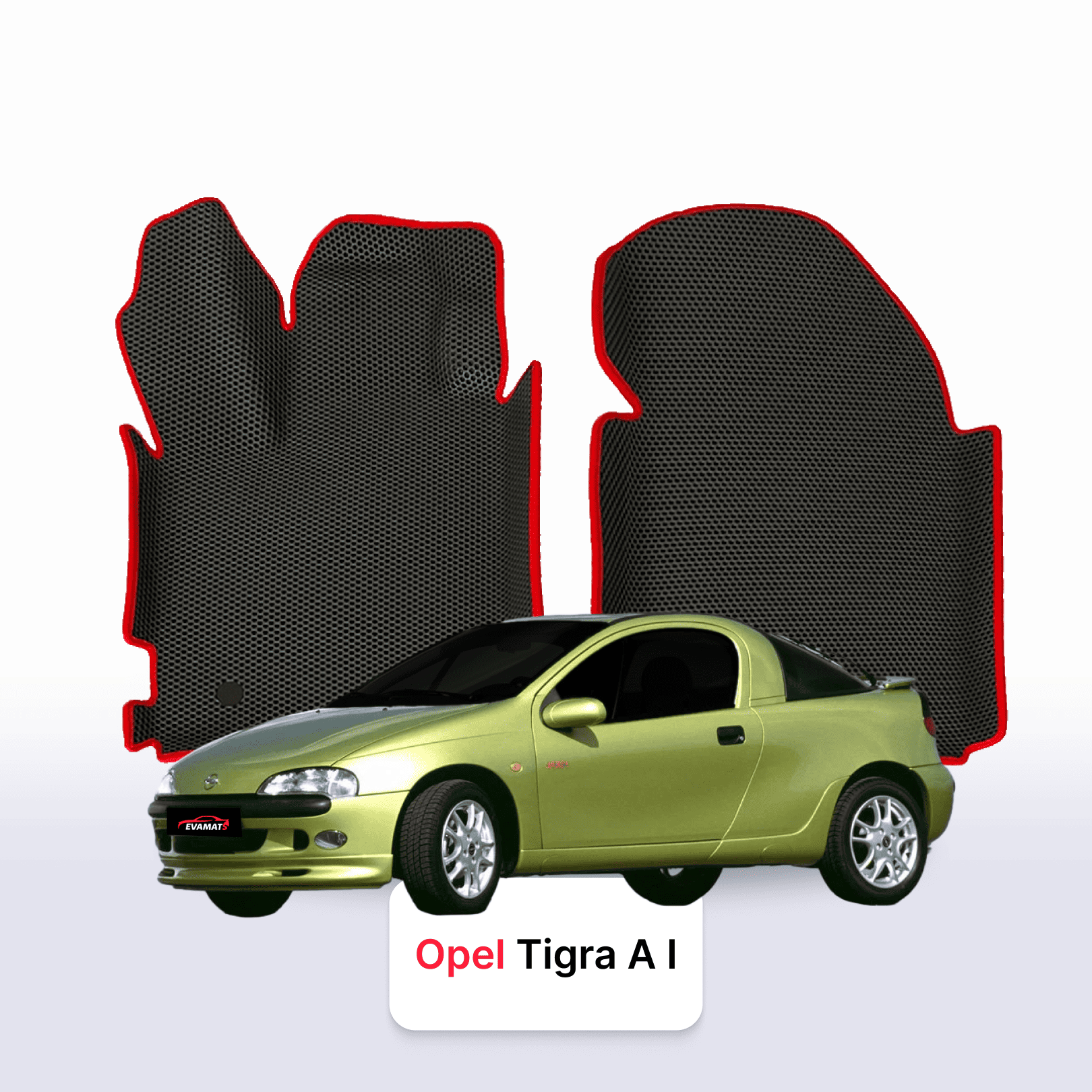 Autokoberce EVAMATS pro Opel Tigra A 1 gen 1994-2001 rok COUPE Autokoberce EVAMATS pro Opel Tigra A 1 gen 1994-2001 rok COUPE
