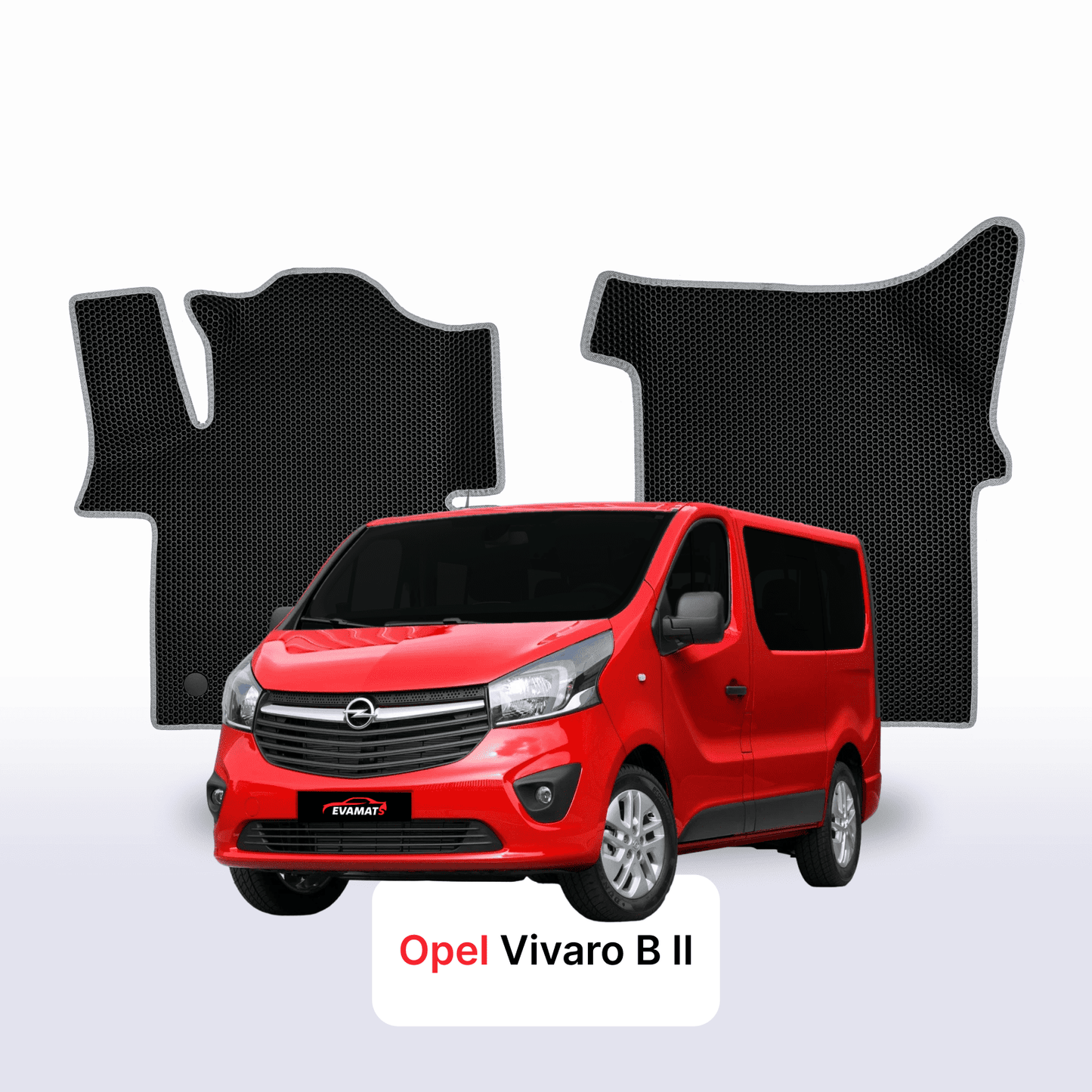 Autokoberce EVAMATS pro Opel Vivaro B 2 gen 2014-2019 rok MINIVAN