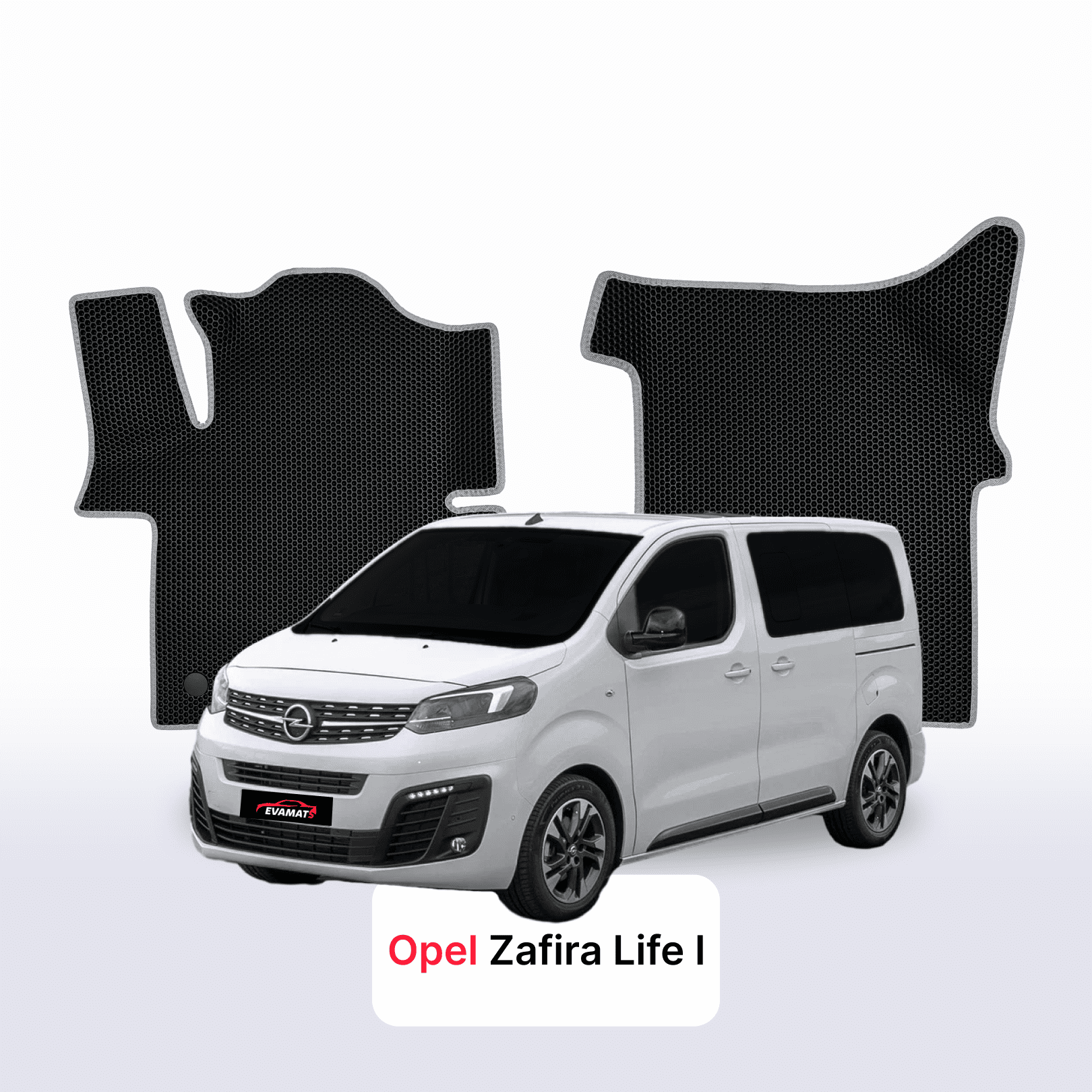 Autokoberce EVAMATS pro Opel Zafira Life 1 gen 2019-2025 rok MINIVAN S Autokoberce EVAMATS pro Opel Zafira Life 1 gen 2019-2025 rok MINIVAN S
