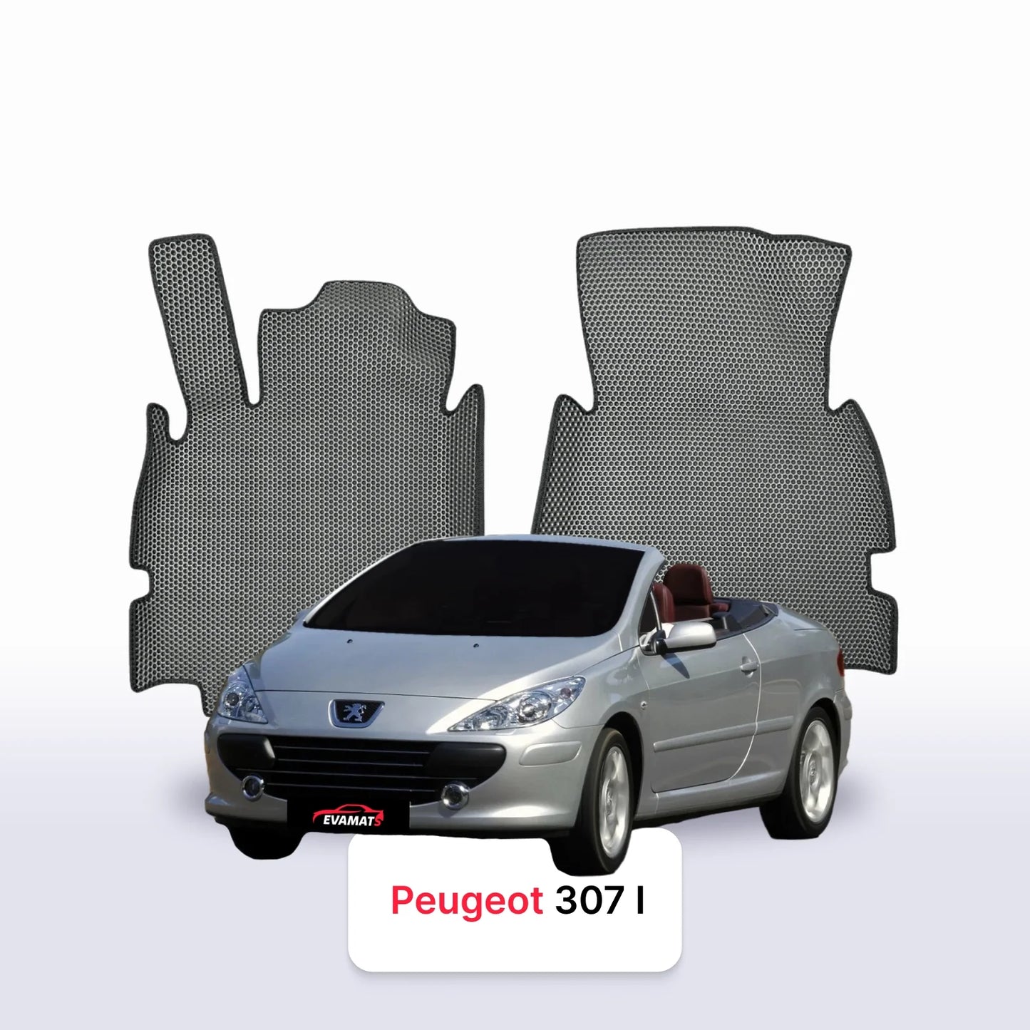 Autokoberce EVAMATS pro Peugeot 307(MT) 1 gen 2001-2008 rok CABRIO