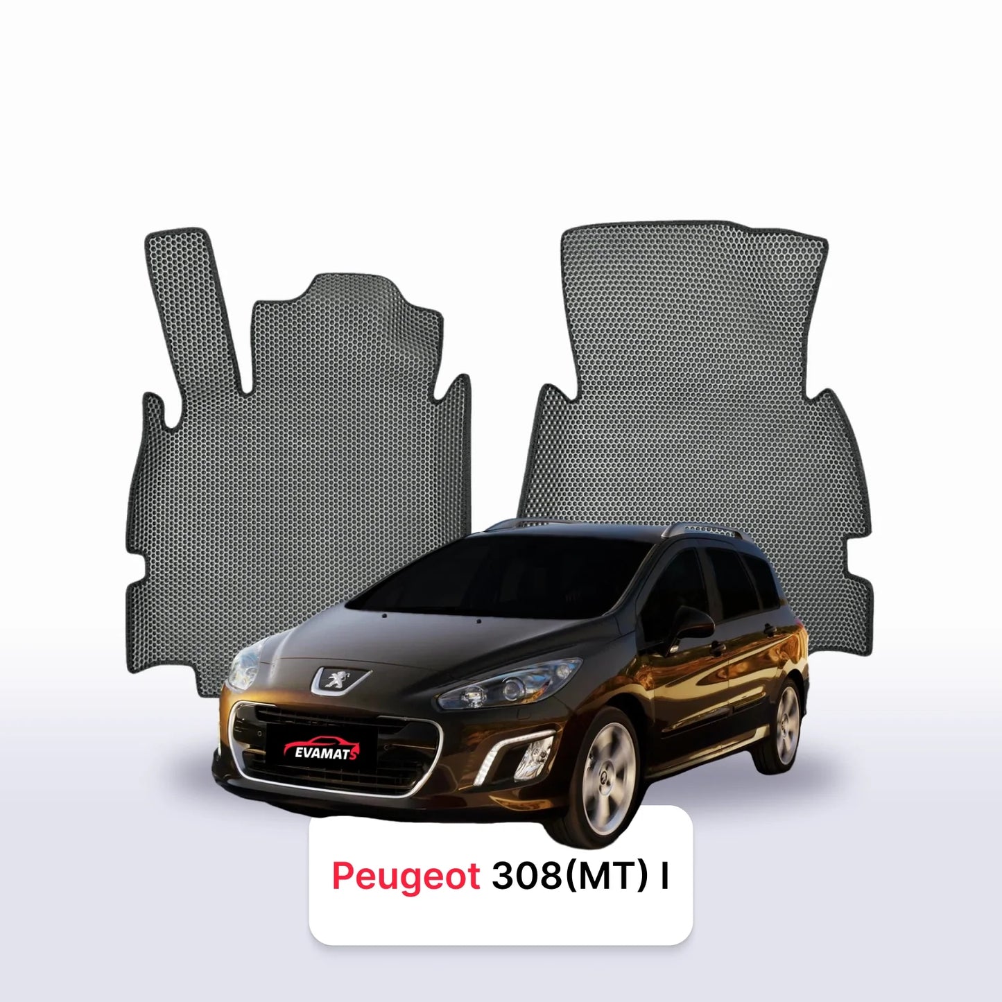 Autokoberce EVAMATS pro Peugeot 308(MT) 1 gen 2007-2015 rok STATION WAGON