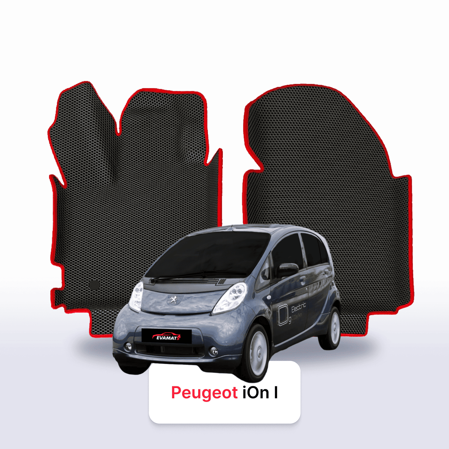 Autokoberce EVAMATS pro Peugeot iOn(AT) 1 gen 2010-2020 rok Elektrické HATCHBACK 5dv.