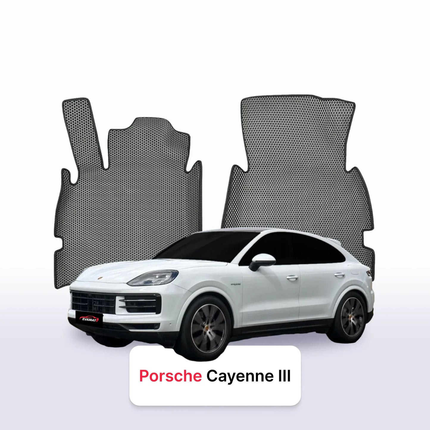 Autokoberce EVAMATS pro Porsche Cayenne 4 gen 2017-2024 rok SUV COUPE