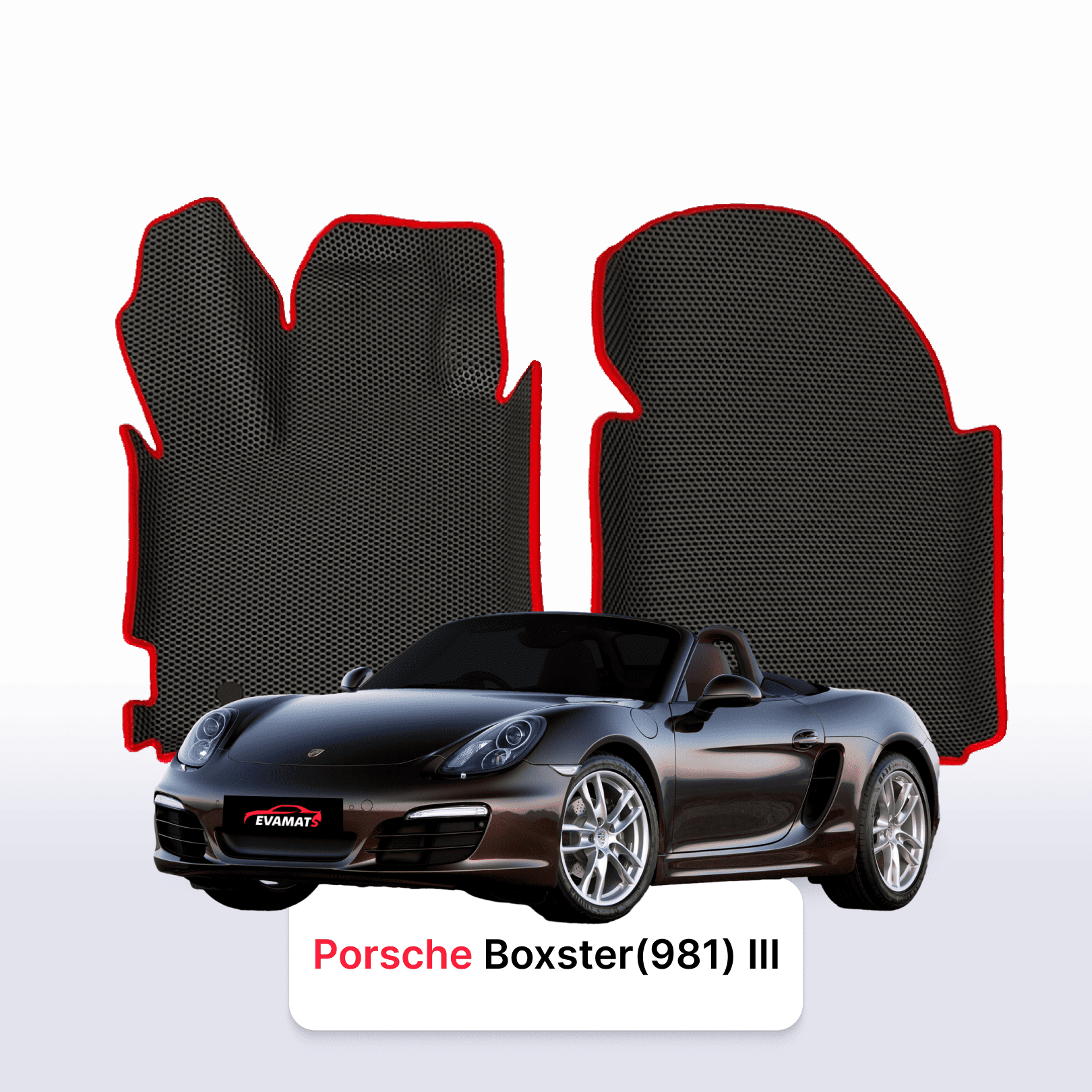 Autokoberce EVAMATS pro Porsche Boxster(981) 3 gen 2012-2016 rok ROADSTER Autokoberce EVAMATS pro Porsche Boxster(981) 3 gen 2012-2016 rok ROADSTER