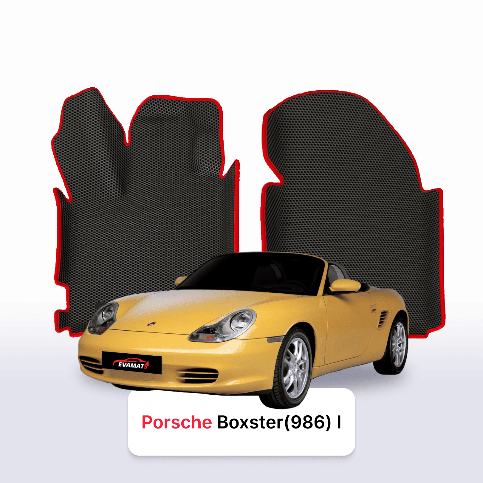 Autokoberce EVAMATS pro Porsche Boxster(986) 1 gen 1996-2004 rok ROADSTER Autokoberce EVAMATS pro Porsche Boxster(986) 1 gen 1996-2004 rok ROADSTER
