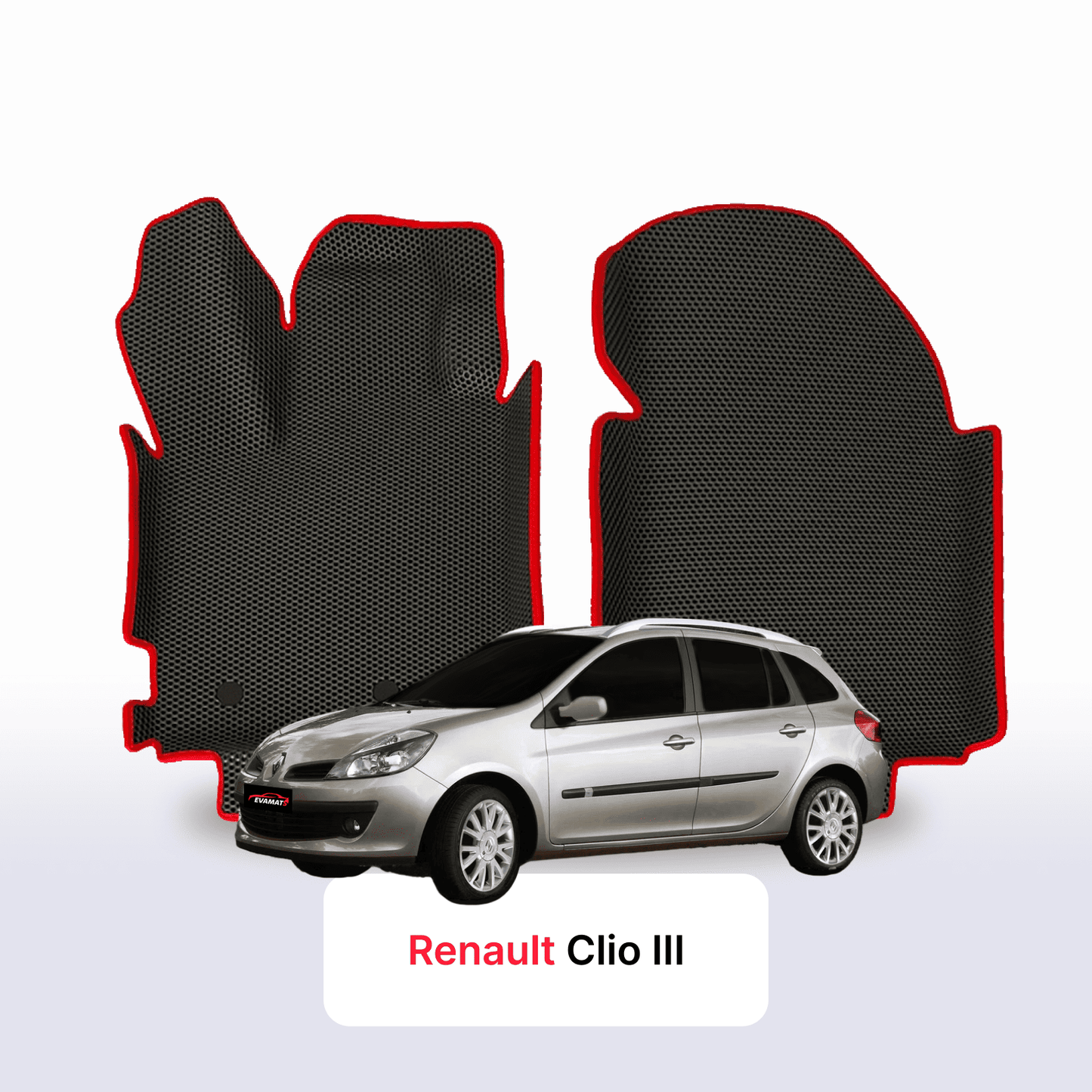 Autokoberce EVAMATS pro Renault Clio 3 gen 2005-2014 rok STATION WAGON