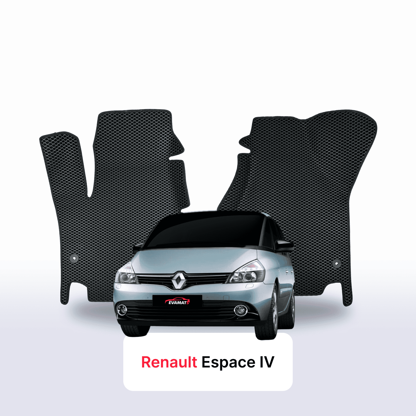 Autokoberce EVAMATS pro Renault Espace 4 gen 2002-2014 rok MINIVAN