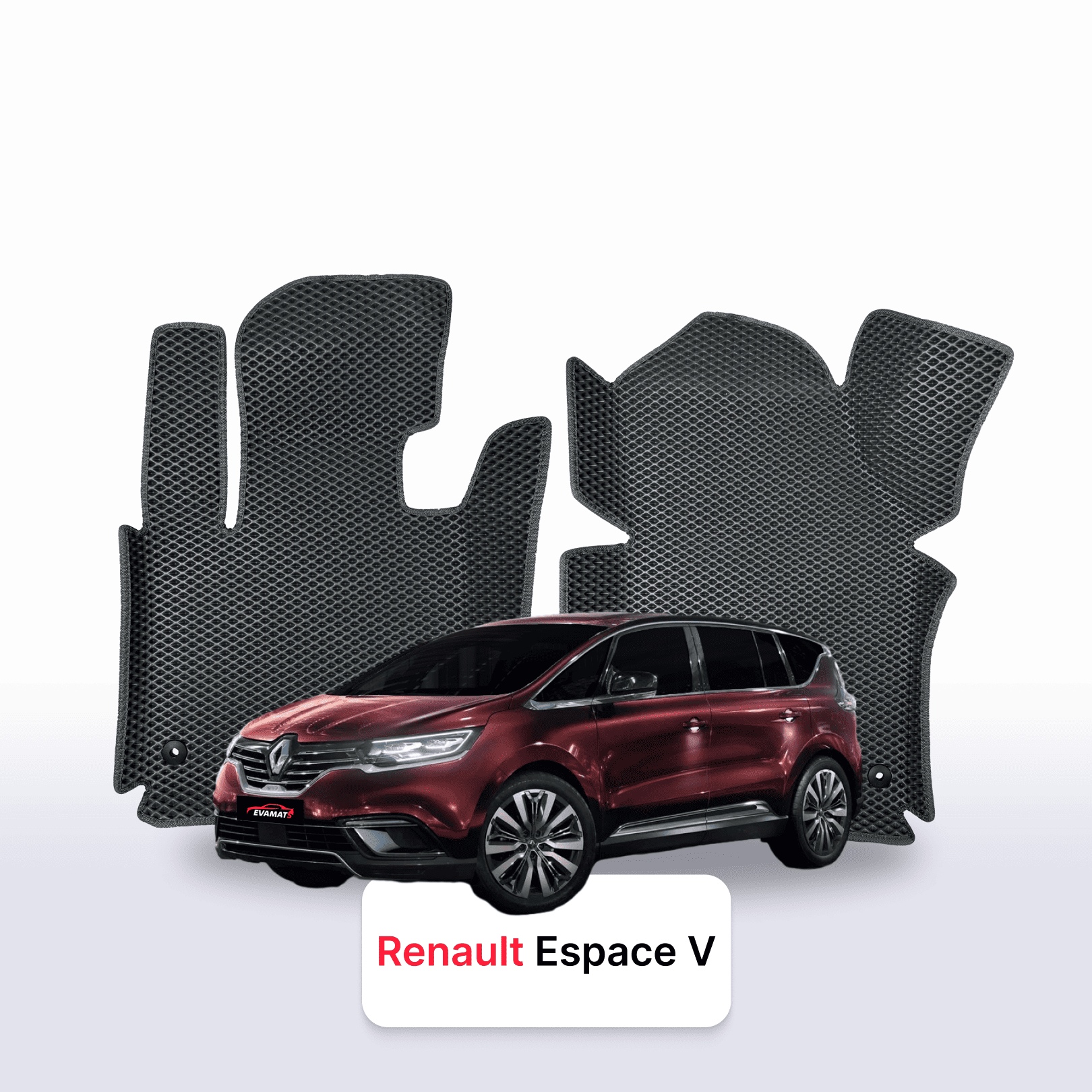 Autokoberce EVAMATS pro Renault Espace 5 gen 2014-2023 rok MINIVAN 7 míst Autokoberce EVAMATS pro Renault Espace 5 gen 2014-2023 rok MINIVAN 7 míst