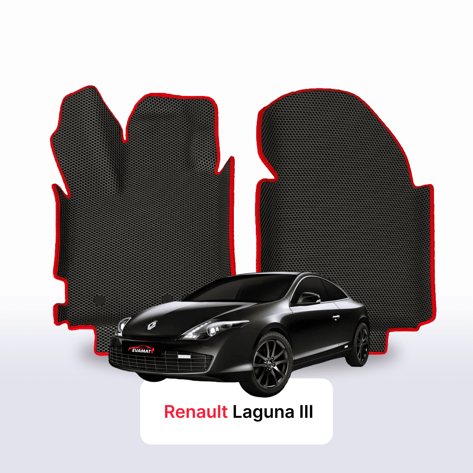 Autokoberce EVAMATS pro Renault Laguna 3 gen 2007-2015 rok COUPE Autokoberce EVAMATS pro Renault Laguna 3 gen 2007-2015 rok COUPE