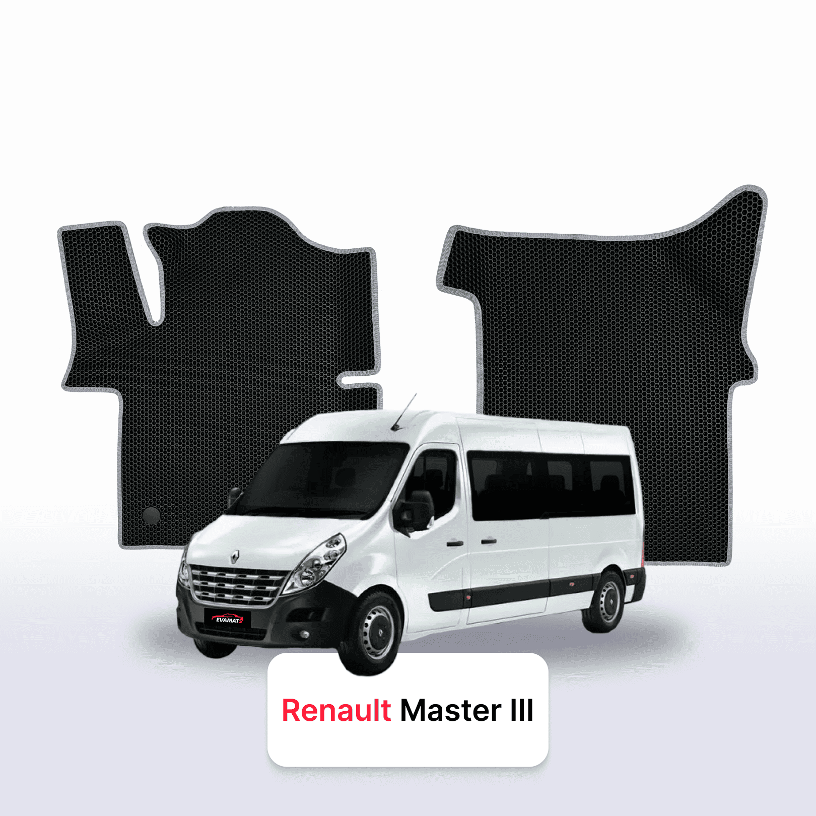 Autokoberce EVAMATS pro Renault Master 3 gen 2010-2019 rok MINIVAN Autokoberce EVAMATS pro Renault Master 3 gen 2010-2019 rok MINIVAN
