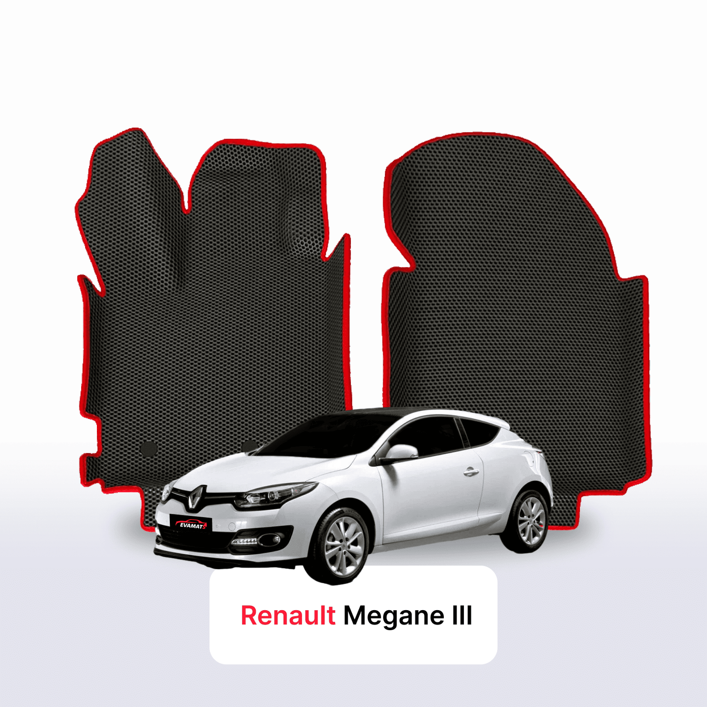 Autokoberce EVAMATS pro Renault Megane 3 gen 2008-2016 rok HATCHBACK 3dv.