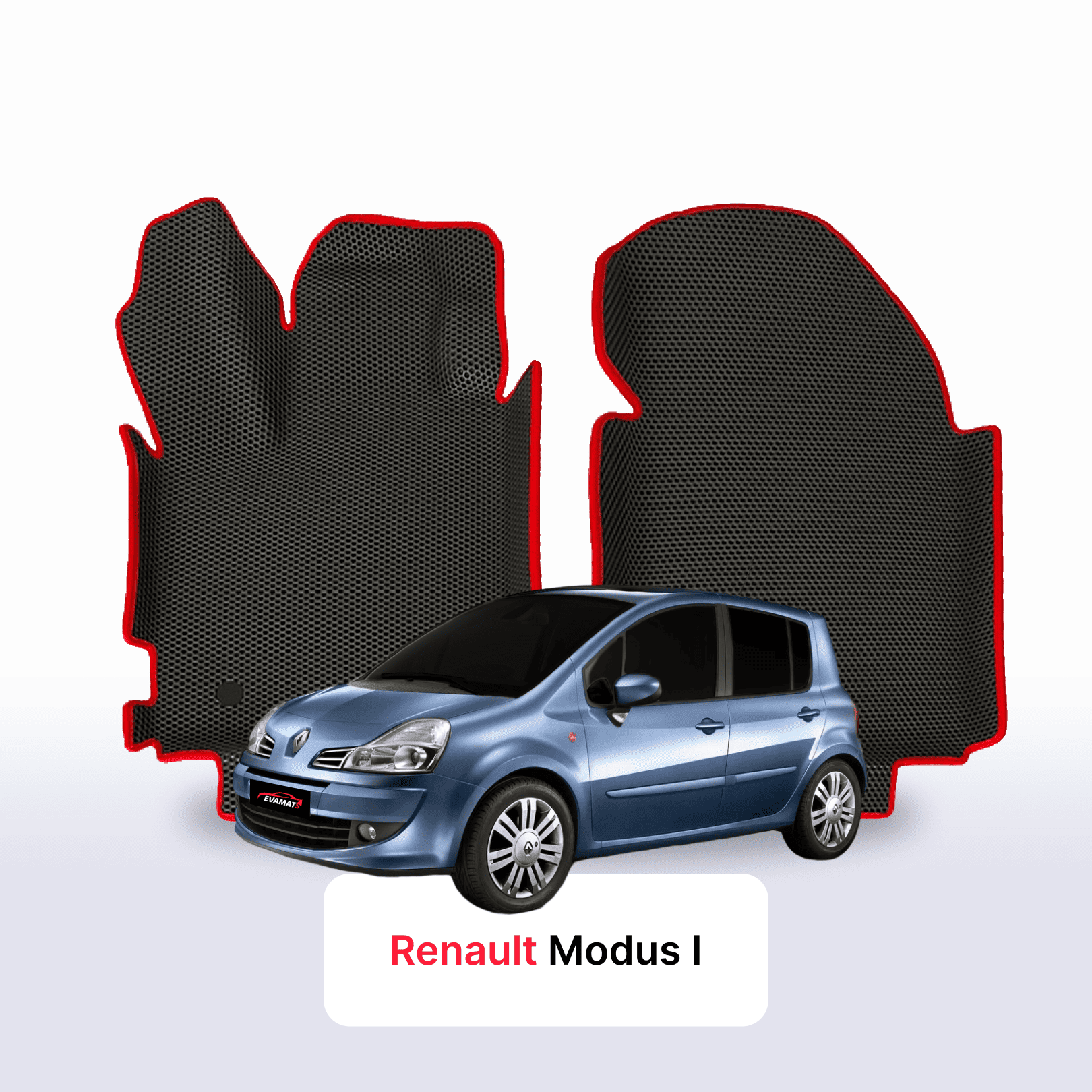 Autokoberce EVAMATS pro Renault Modus 1 gen 2004-2012 rok MINIVAN Autokoberce EVAMATS pro Renault Modus 1 gen 2004-2012 rok MINIVAN