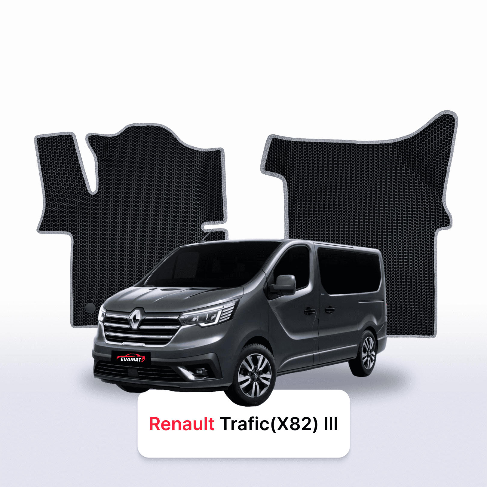 Autokoberce EVAMATS pro Renault Trafic(X82)(L1) 3 gen 2021-2025 rok BUS Autokoberce EVAMATS pro Renault Trafic(X82)(L1) 3 gen 2021-2025 rok BUS