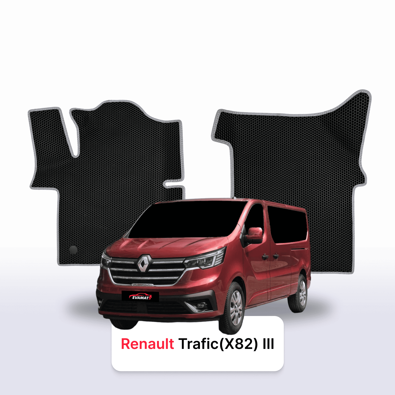 Autokoberce EVAMATS pro Renault Trafic(X82)(L2) 3 gen 2021-2025 rok BUS Autokoberce EVAMATS pro Renault Trafic(X82)(L2) 3 gen 2021-2025 rok BUS