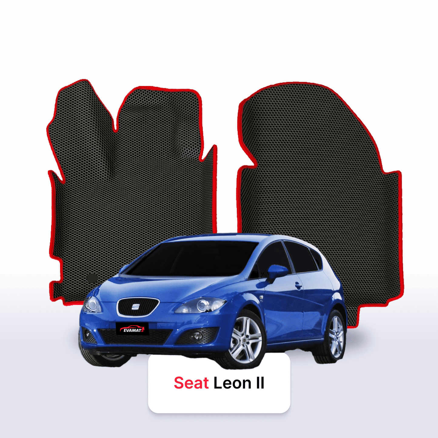 Autokoberce EVAMATS pro SEAT Leon 2 gen 2005-2012 rok HATCHBACK 5dv.