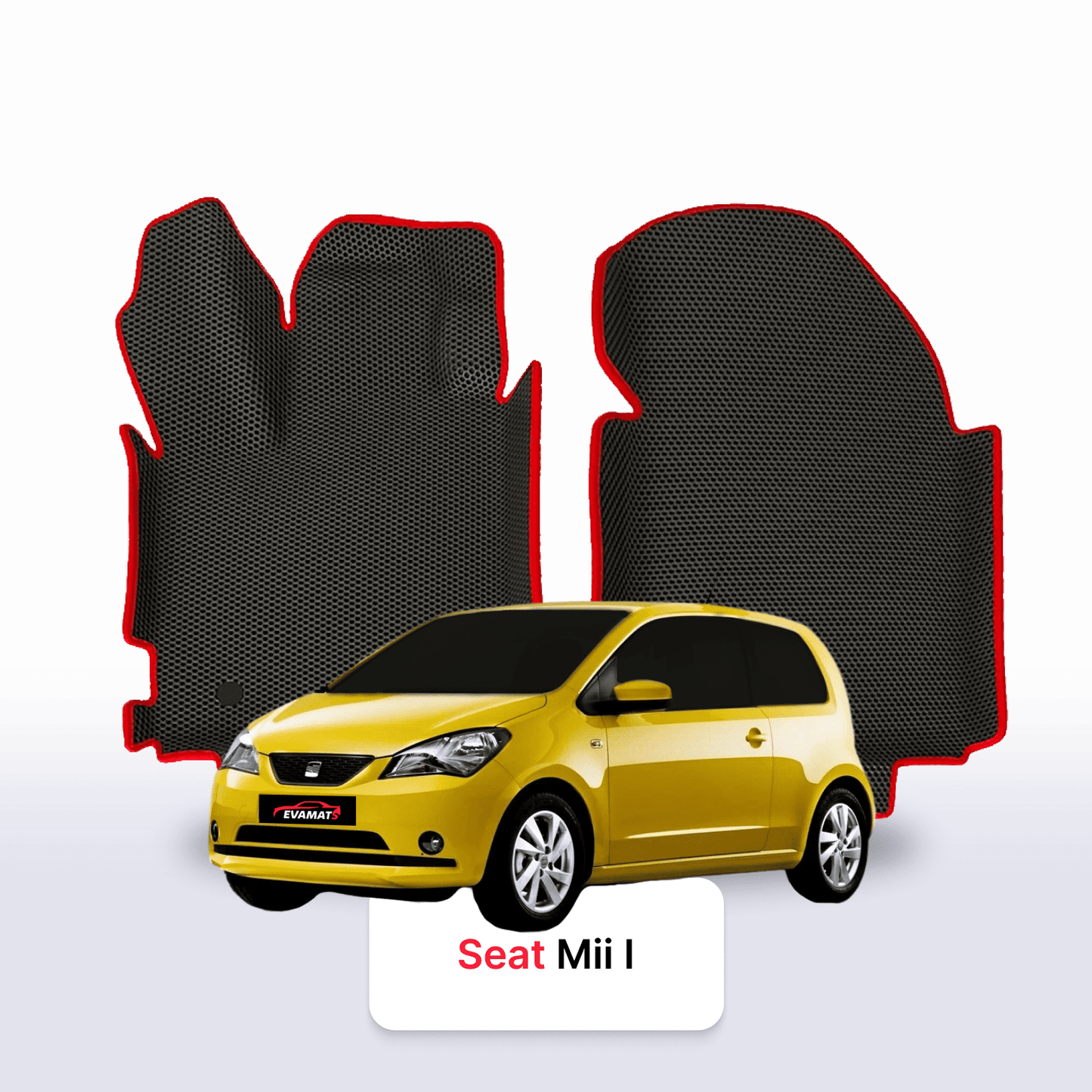 Autokoberce EVAMATS pro SEAT Mii 1 gen 2011-2025 rok HATCHBACK 3dv.