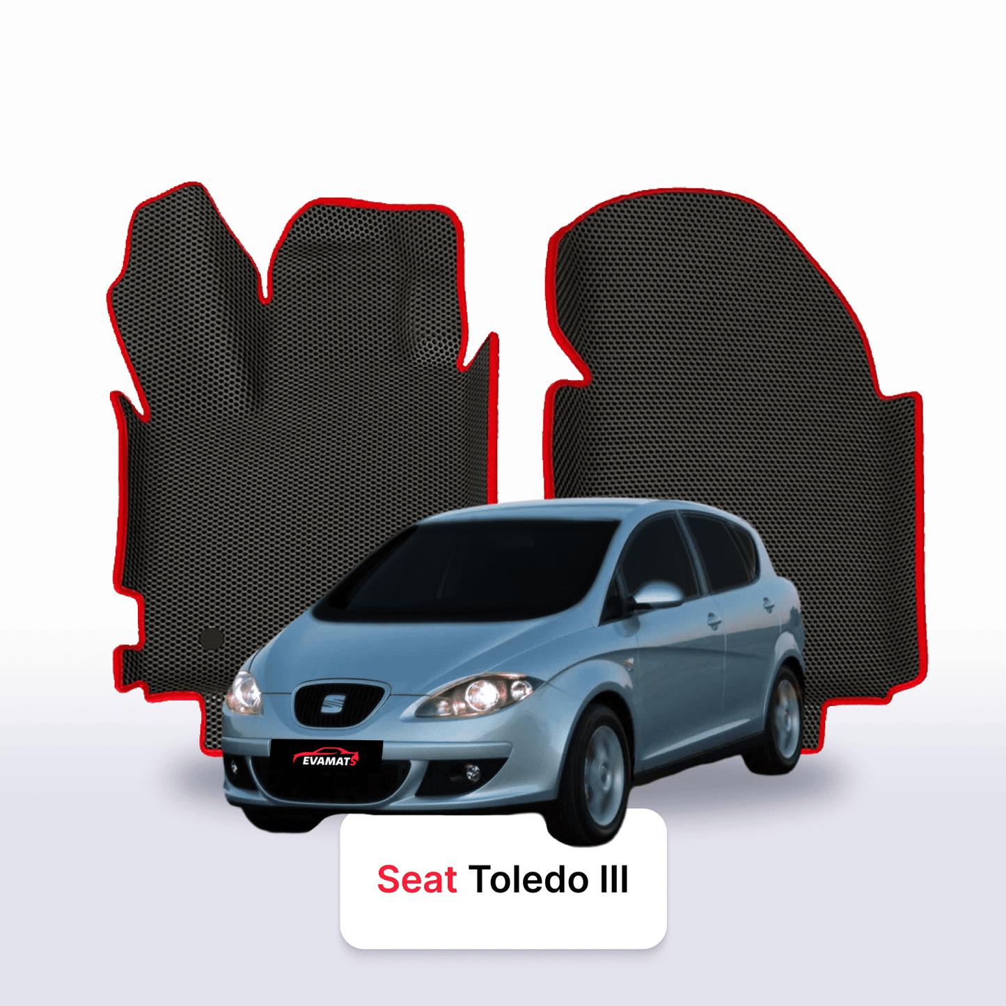Autokoberce EVAMATS pro SEAT Toledo 3 gen 2004-2009 rok HATCHBACK 5dv.