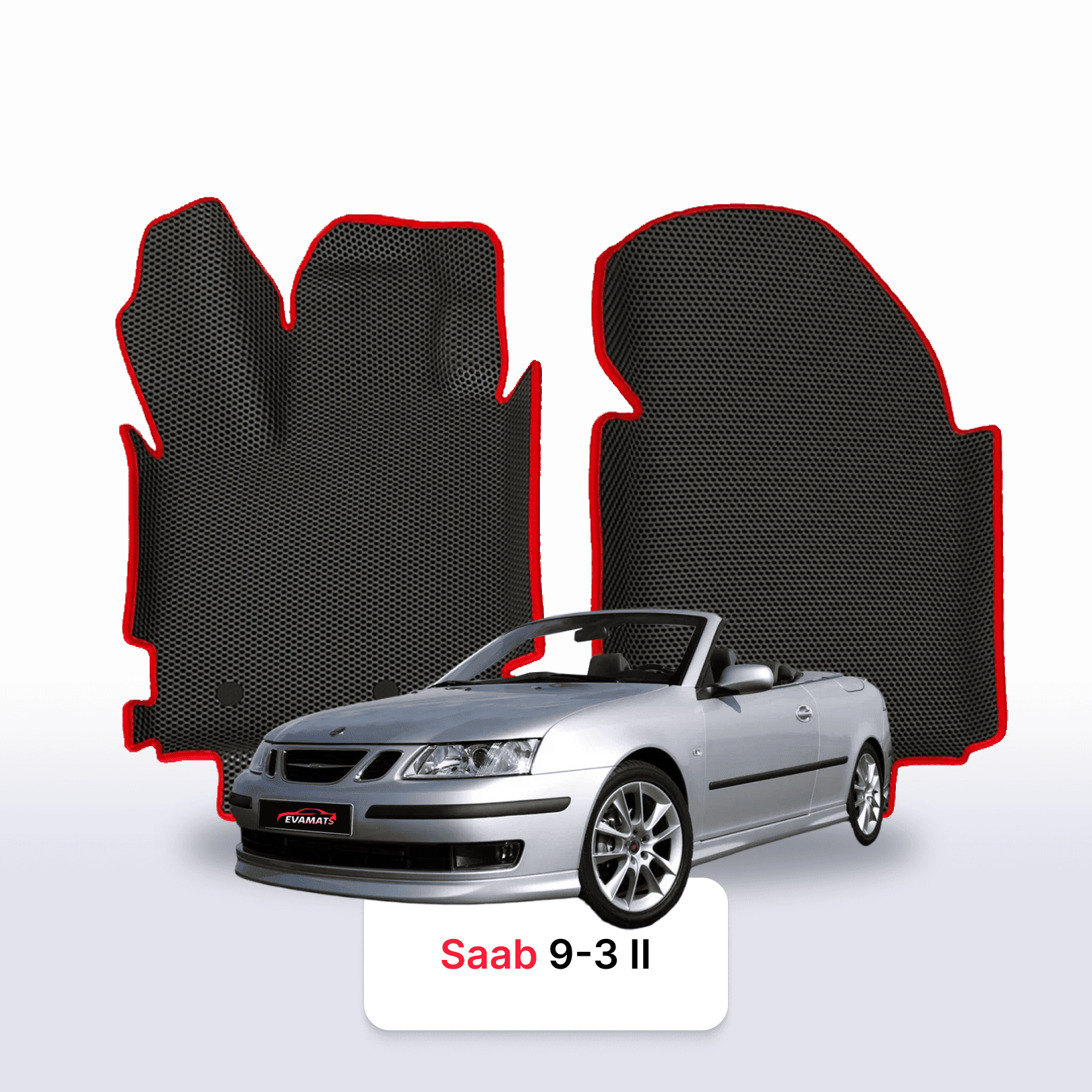 Autokoberce EVAMATS pro Saab 9-3 2 gen 2002-2014 rok CABRIO Autokoberce EVAMATS pro Saab 9-3 2 gen 2002-2014 rok CABRIO