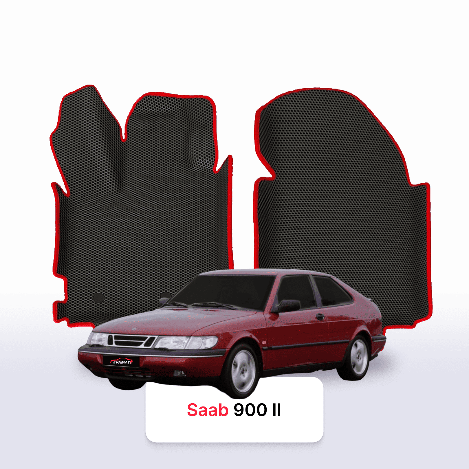Autokoberce EVAMATS pro Saab 900 2 gen 1993-1998 rok HATCHBACK 3dv. Autokoberce EVAMATS pro Saab 900 2 gen 1993-1998 rok HATCHBACK 3dv.
