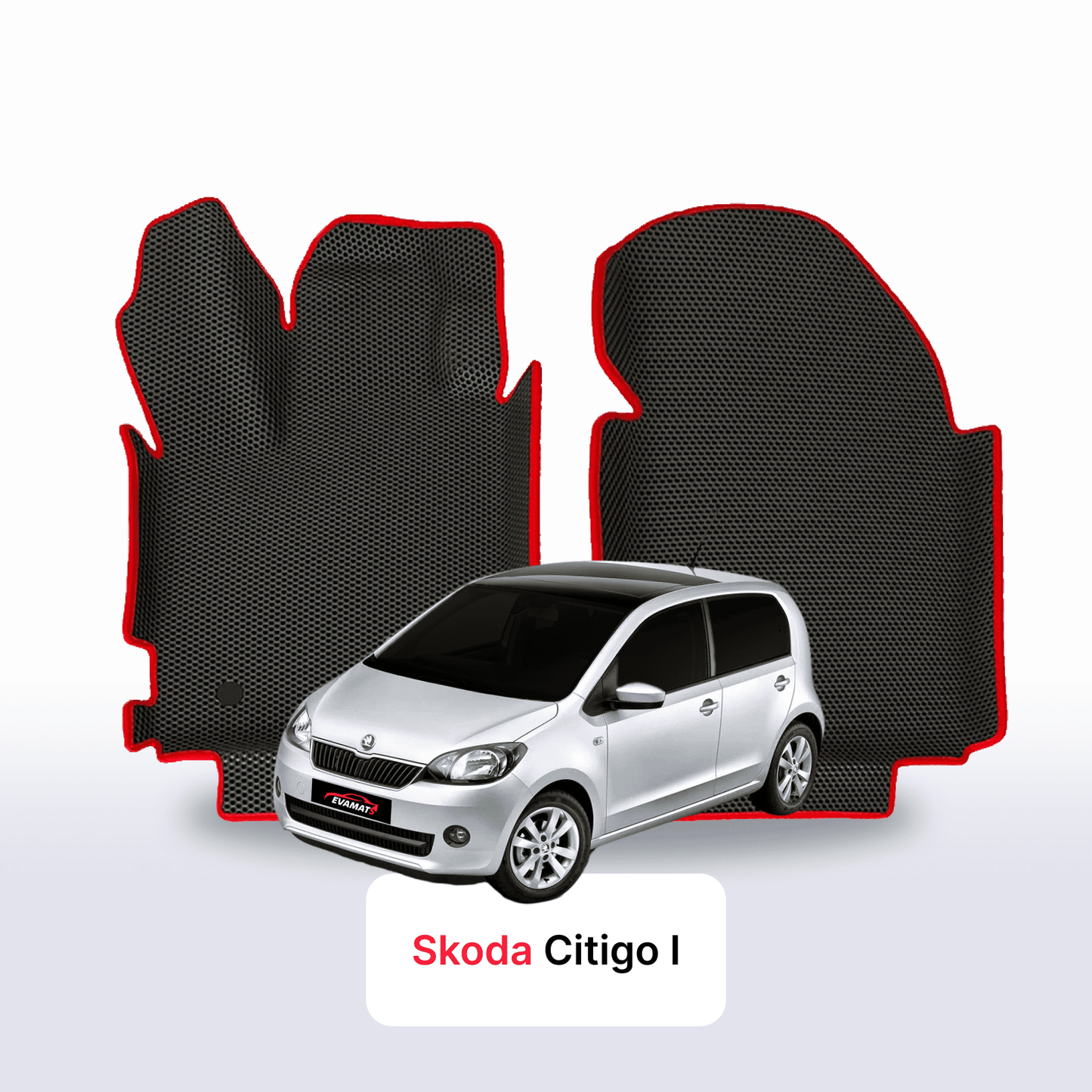 Autokoberce EVAMATS pro Škoda Citigo 1 gen 2011-2020 rok HATCHBACK 5dv.