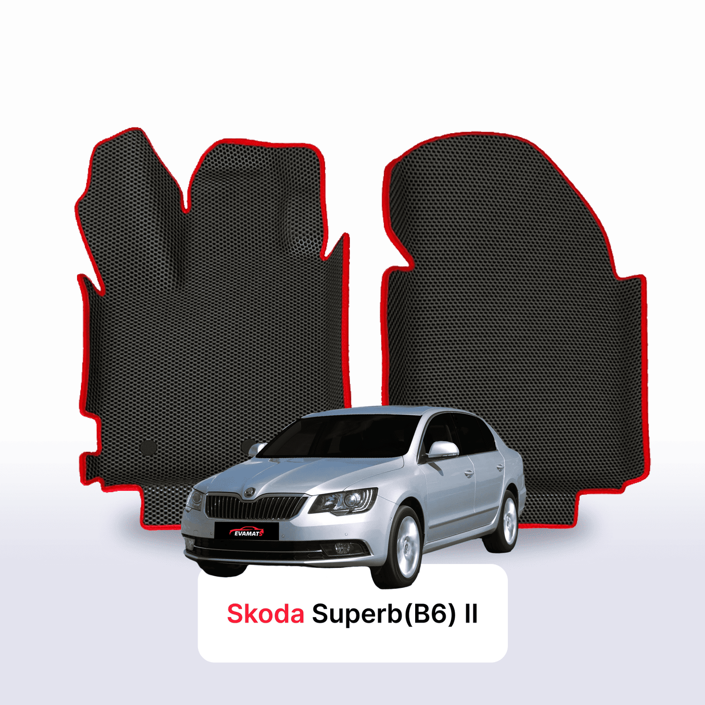 Autokoberce EVAMATS pro Škoda Superb(B6) 2 gen 2008-2015 rok LIFTBACK