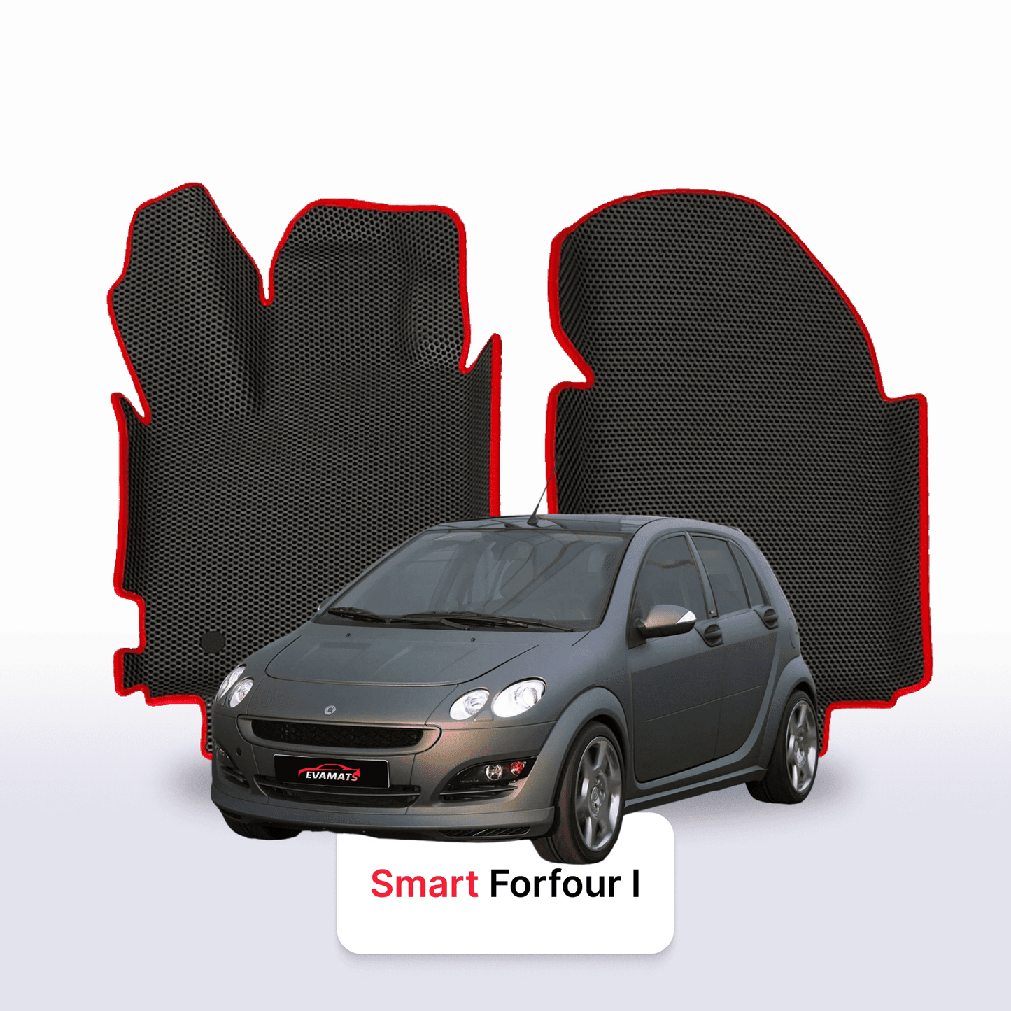 Autokoberce EVAMATS pro Smart Forfour 1 gen 2004-2006 rok HATCHBACK 5dv.